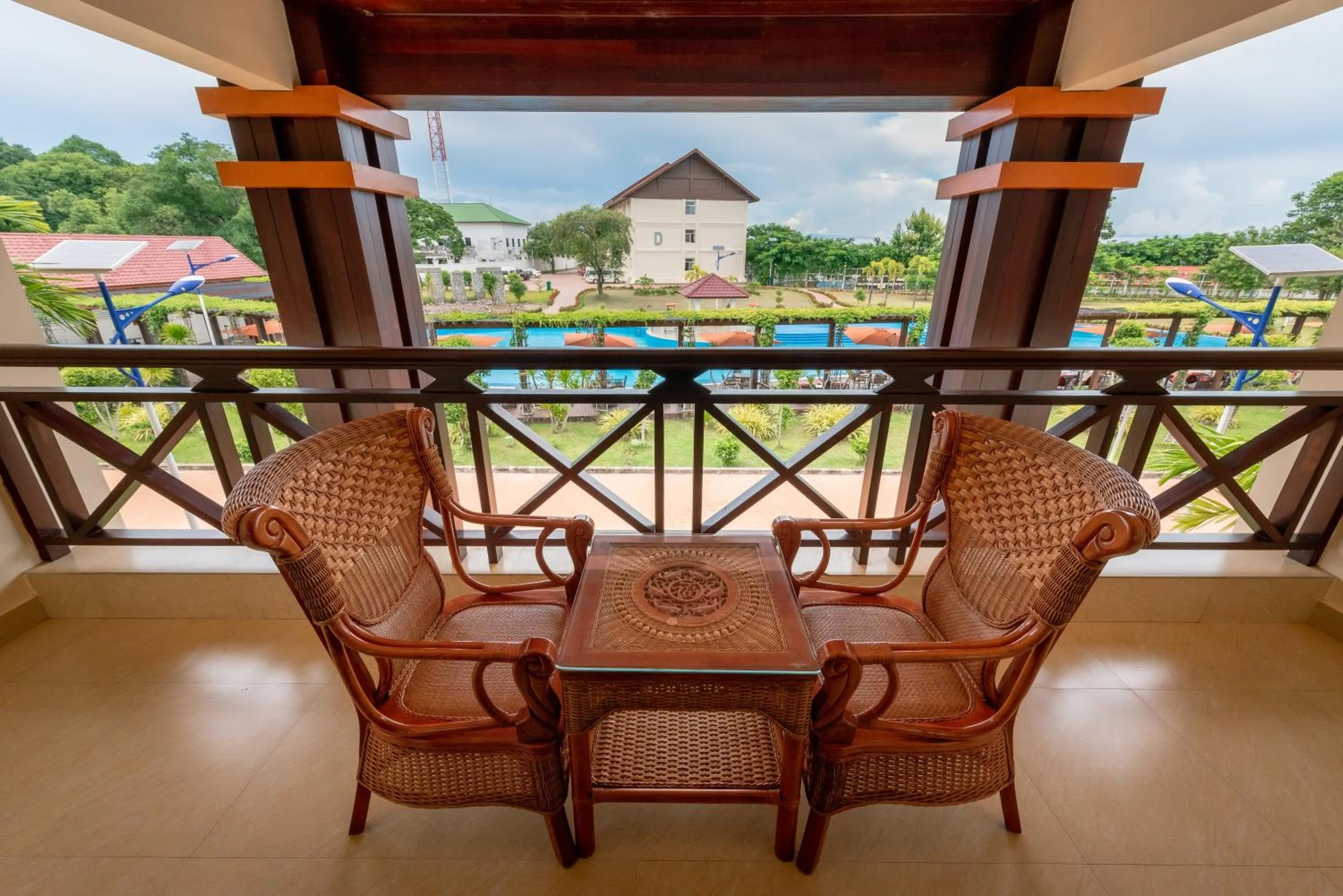Balcony/Terrace in 36Manor International Sport Hotel