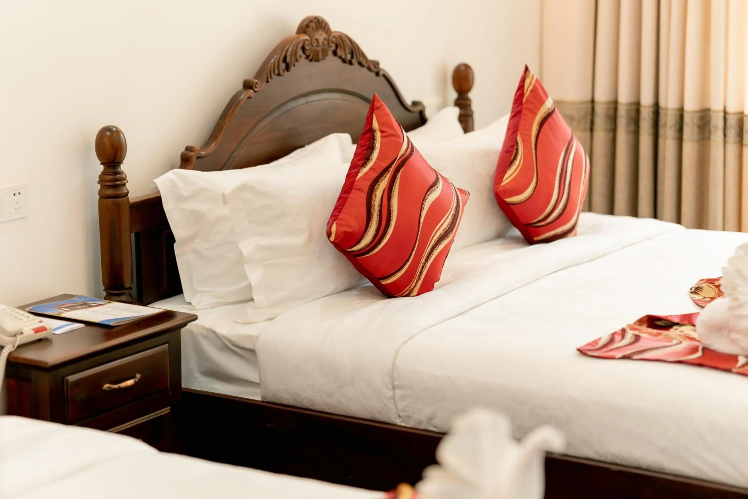 Bed in 36Manor International Sport Hotel