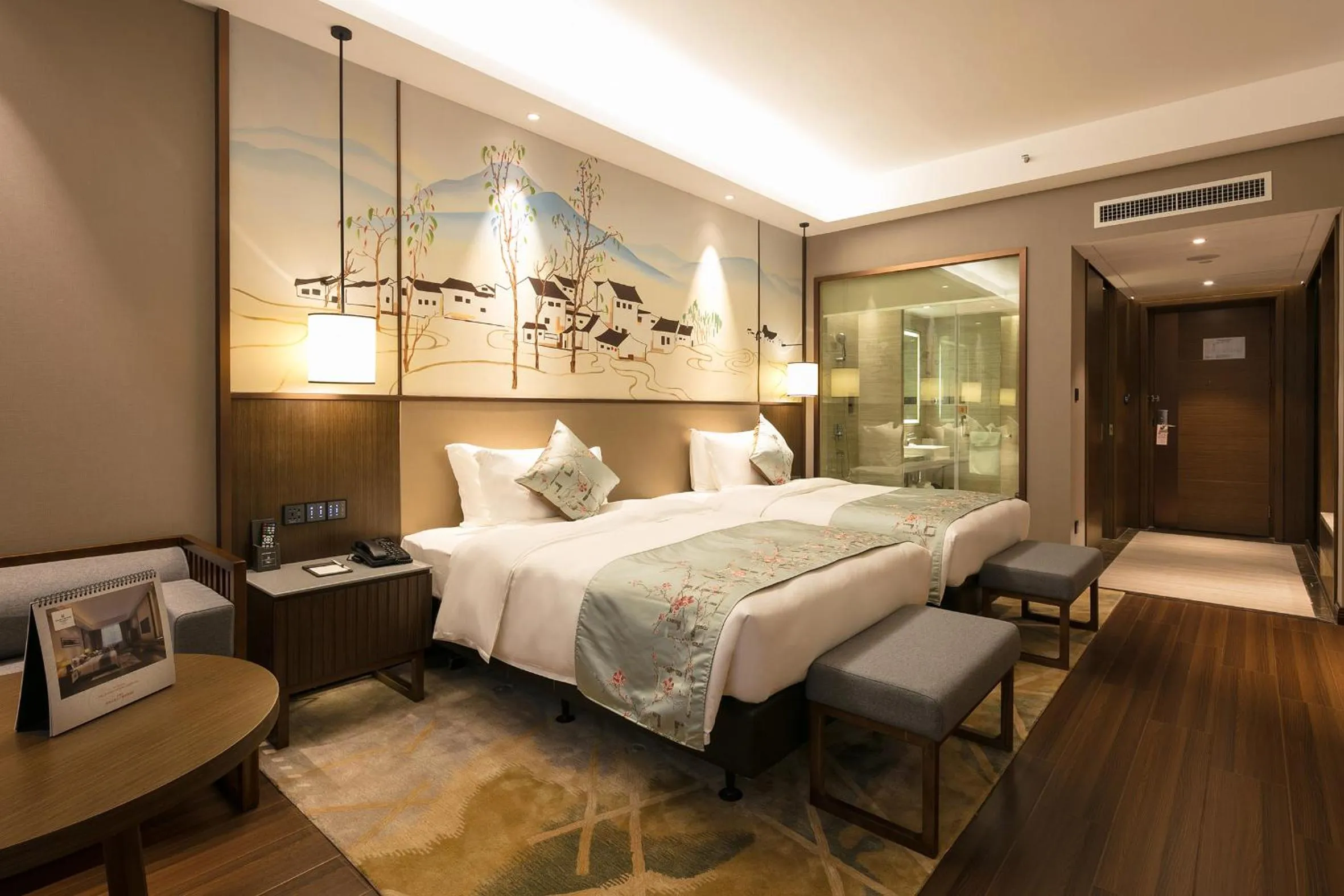 Bed in Millennium Resort Wuyishan