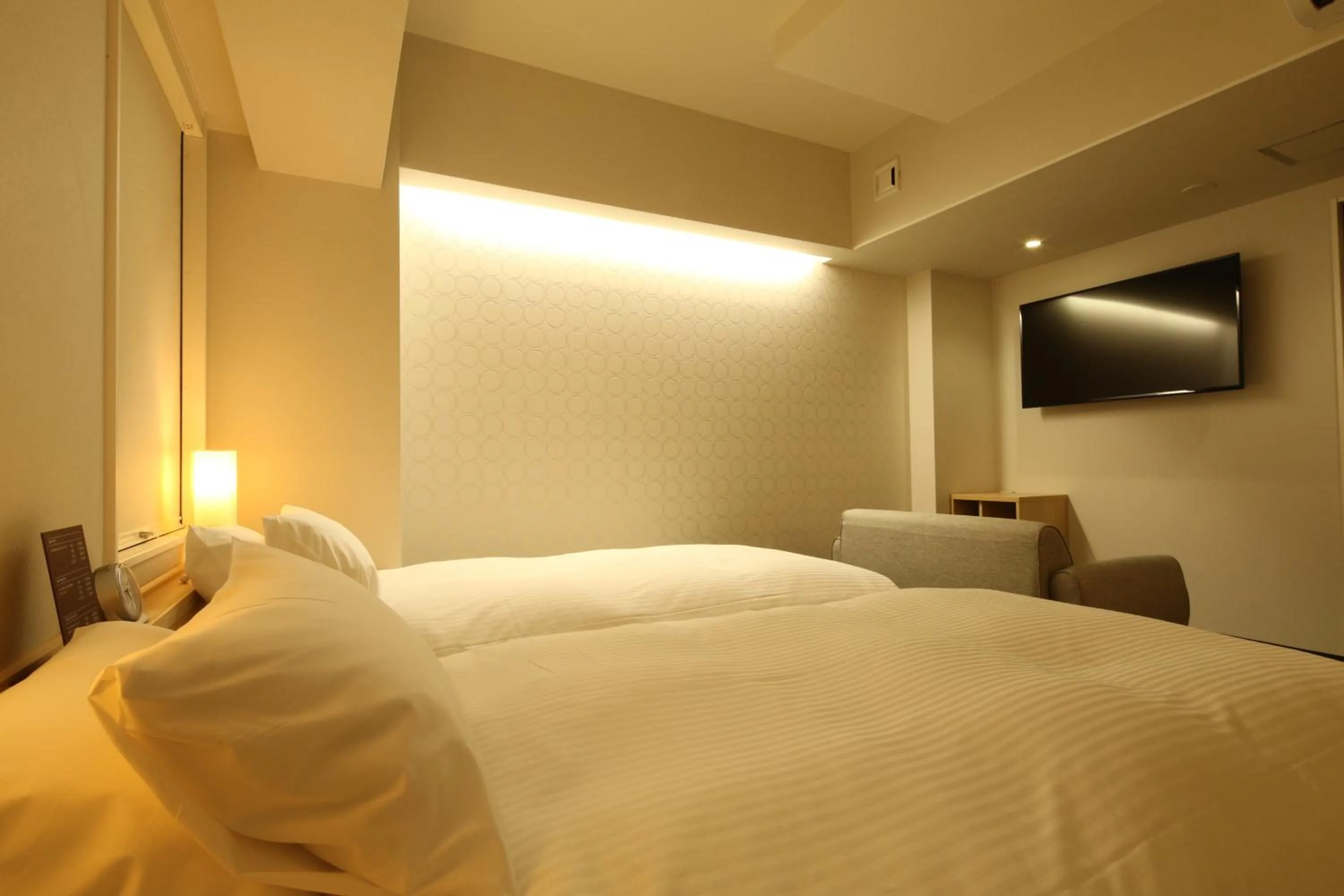 Photo of the whole room, Bed in AB Hotel Yukuhashi