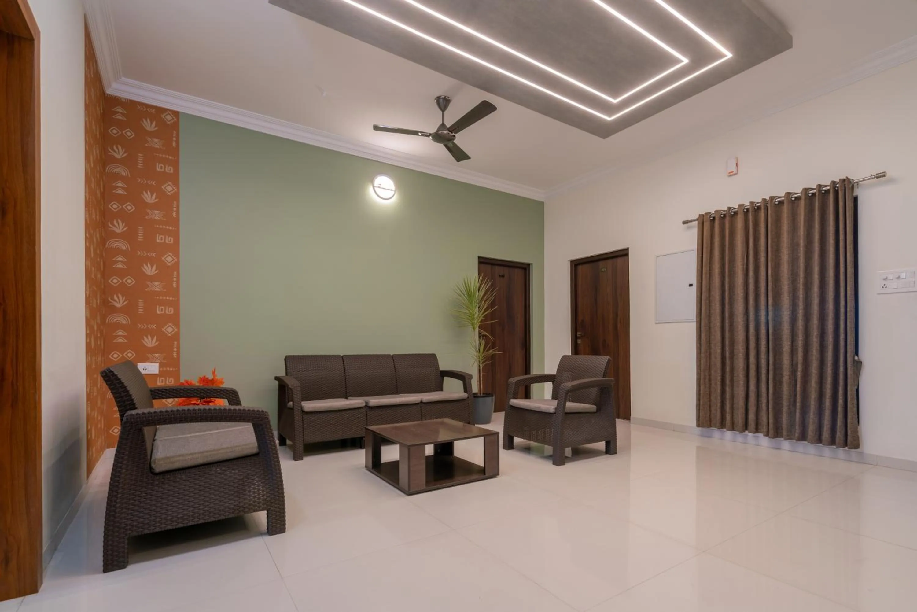 Living room in THE SURRYA MAX RESIDENCY