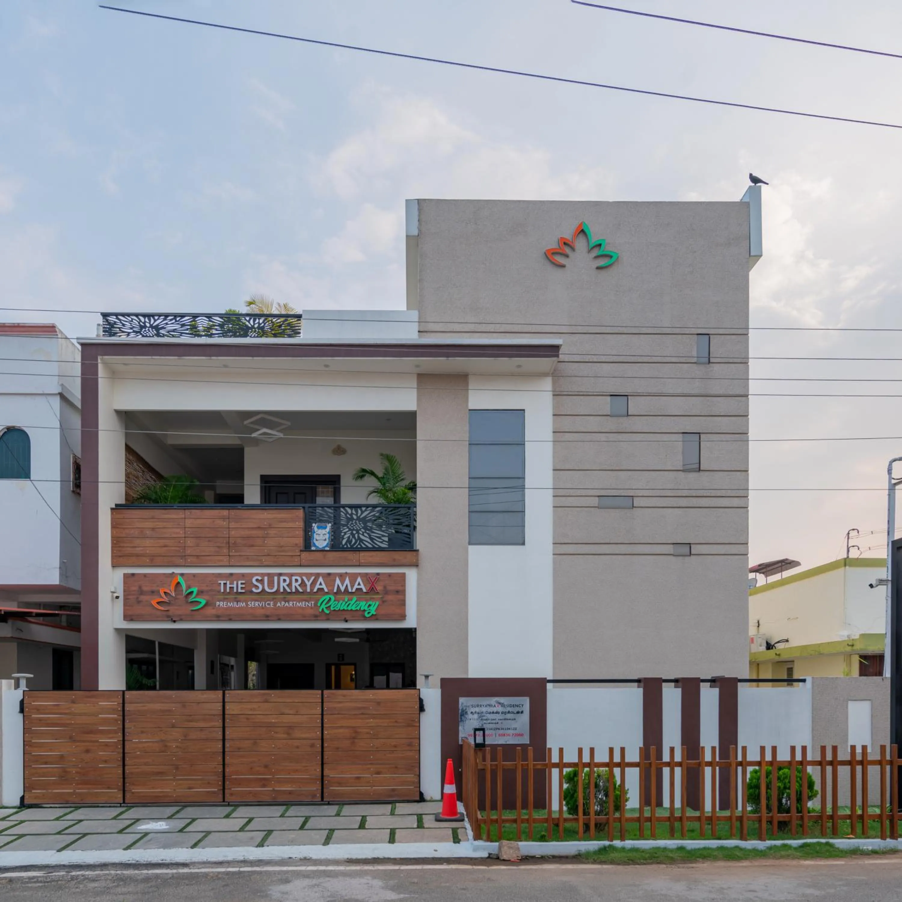 Facade/entrance in THE SURRYA MAX RESIDENCY