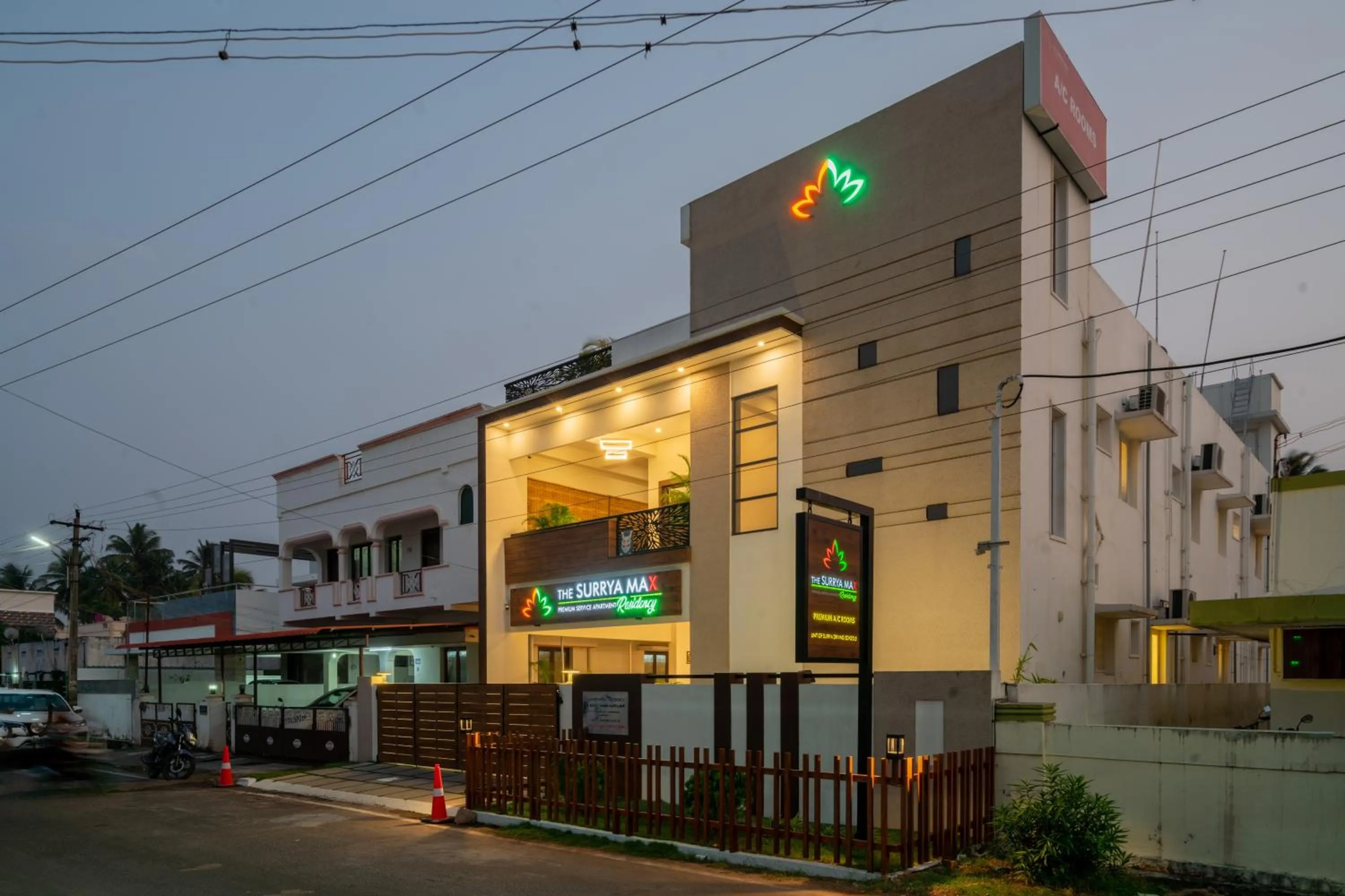 Facade/entrance in THE SURRYA MAX RESIDENCY