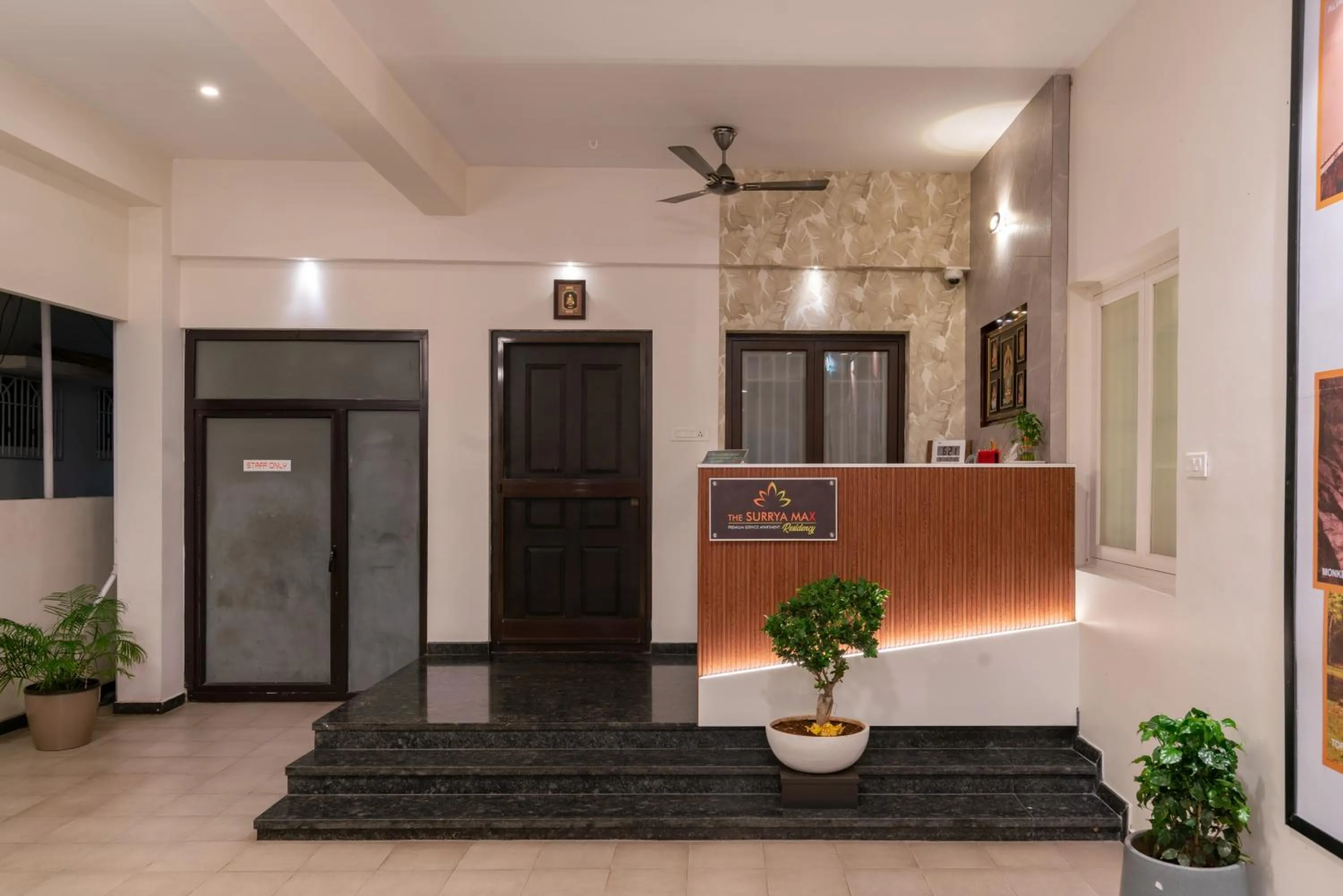 Lobby or reception in THE SURRYA MAX RESIDENCY