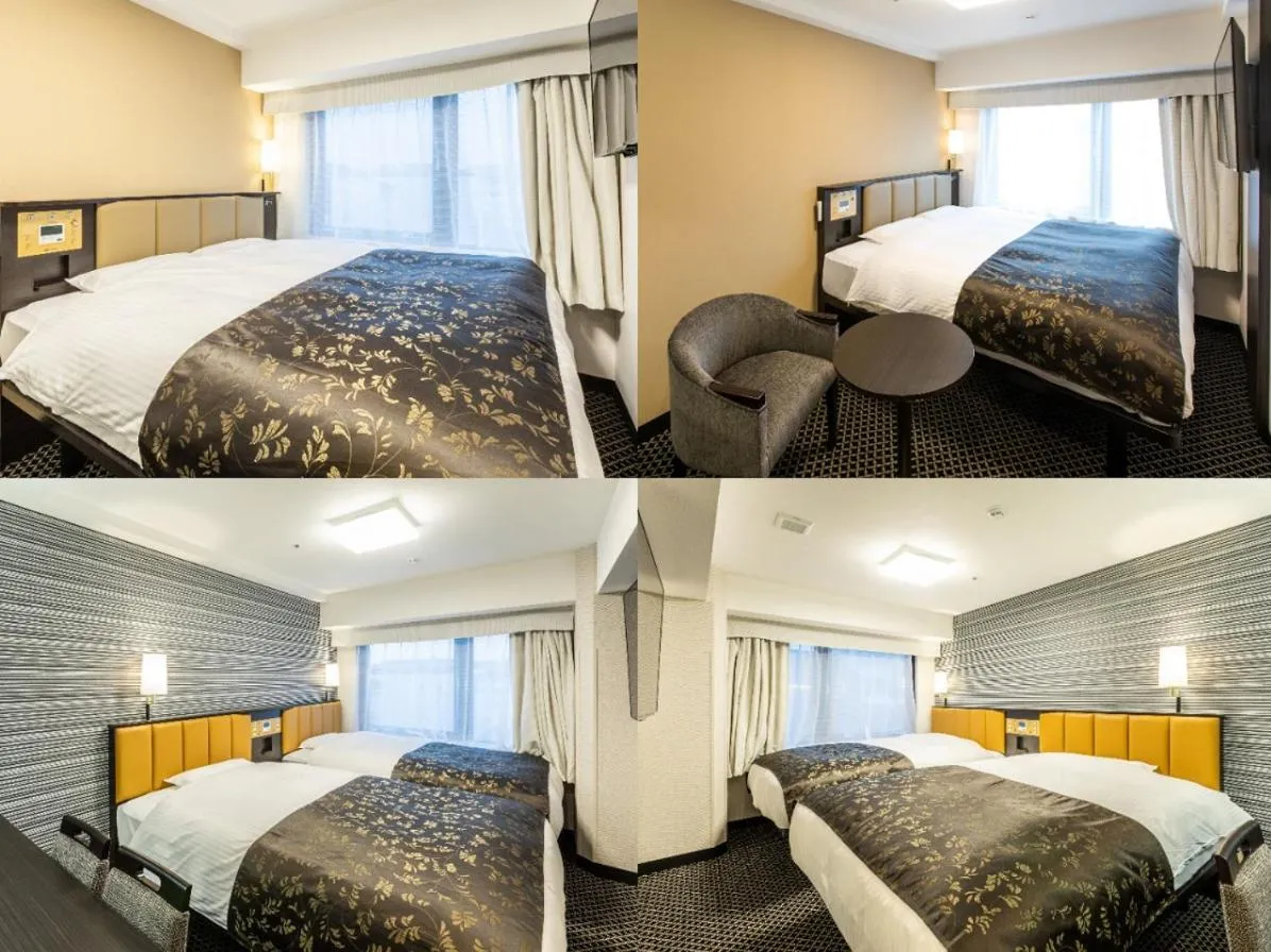 Bed in APA Hotel Kyoto Ekihigashi