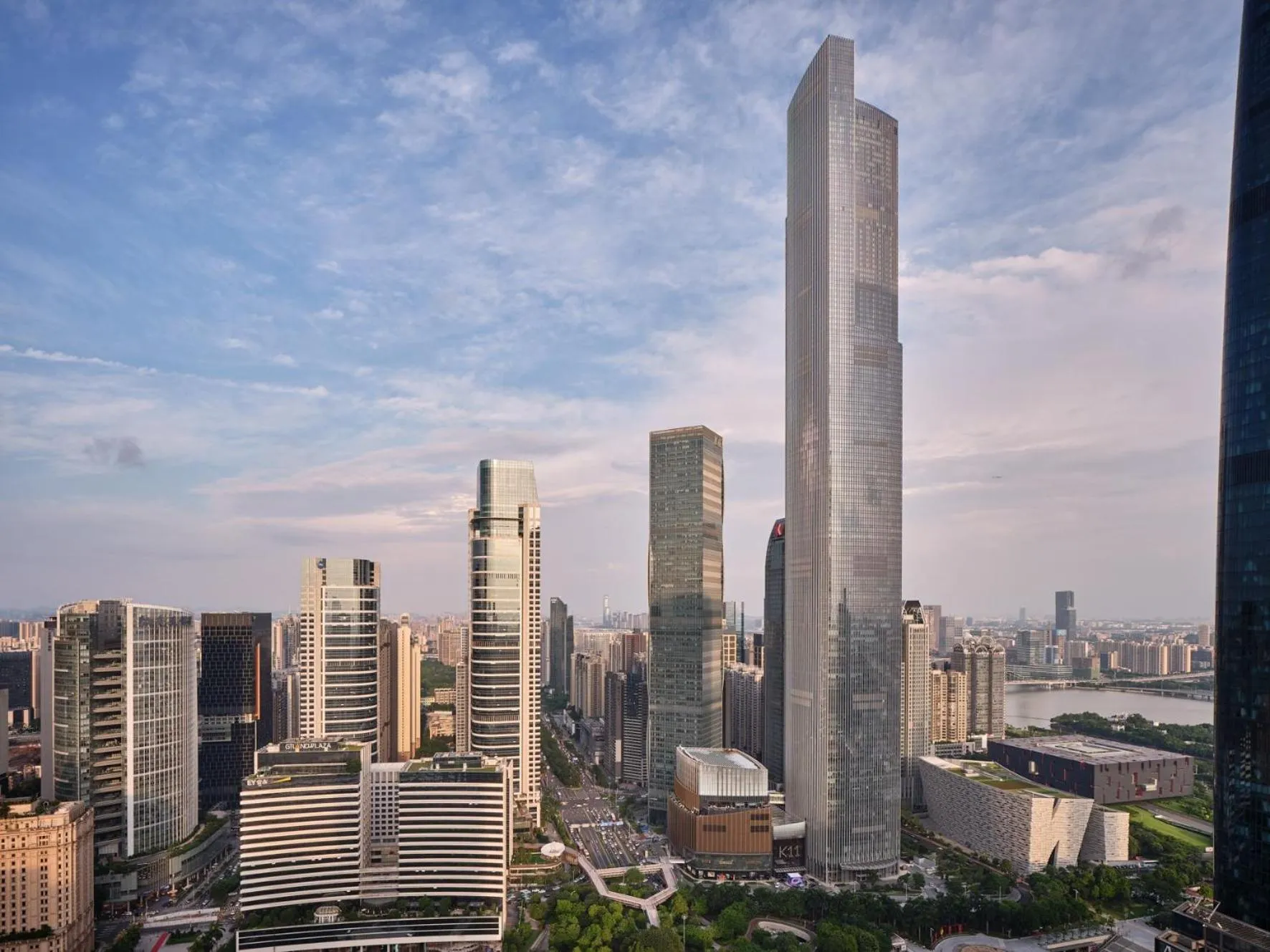 City view in Rosewood Guangzhou