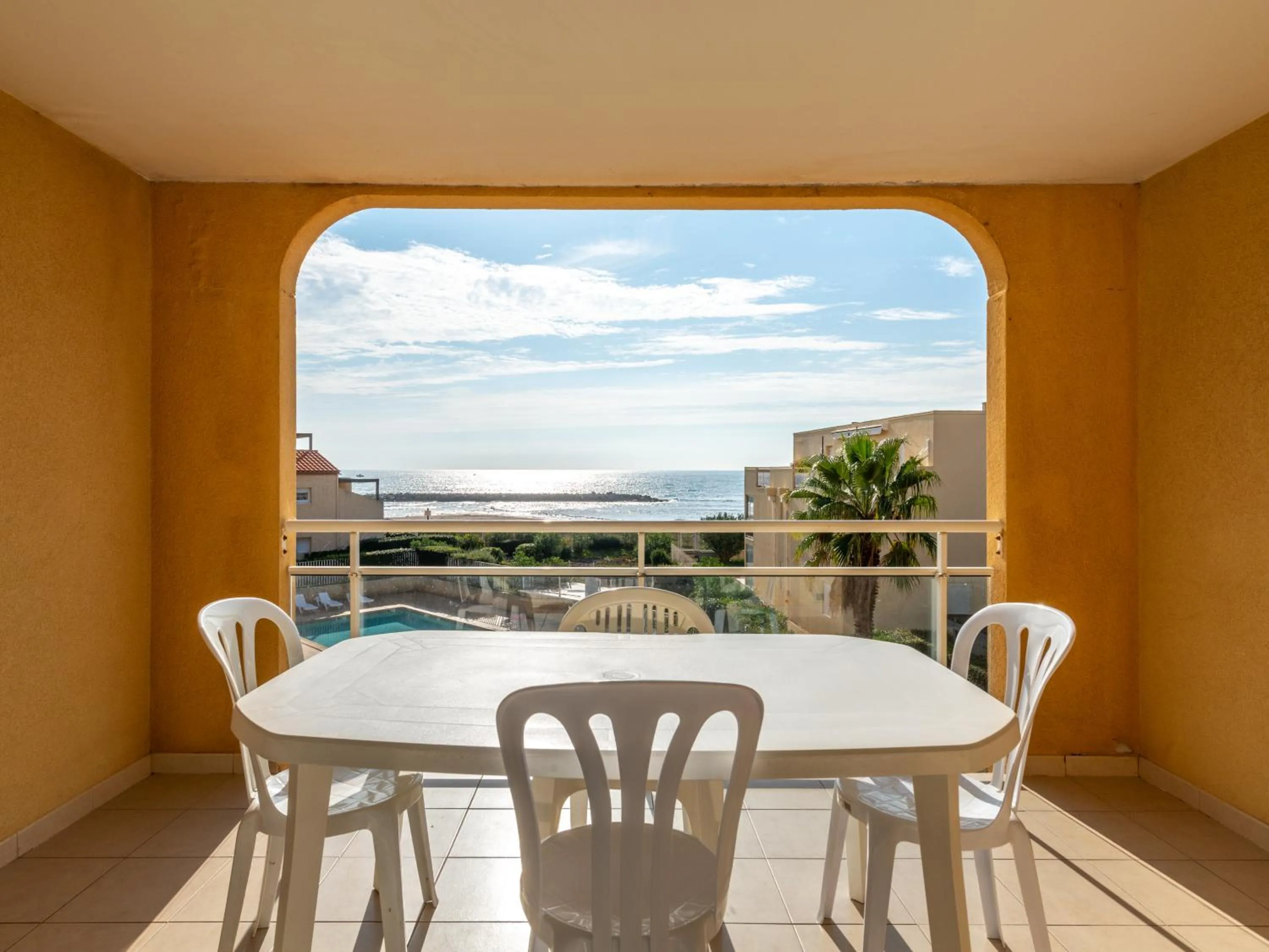 Balcony/Terrace in Vacancéole - Résidence Alizéa Beach
