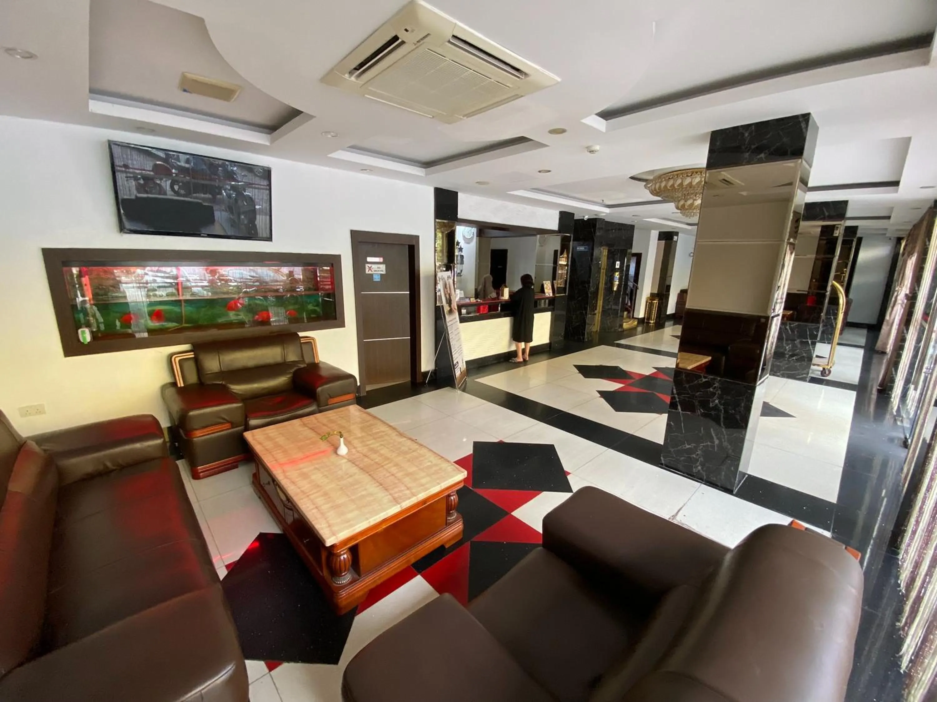 Lobby or reception in Lucky Star Hotel Near Harbour Bay Batam