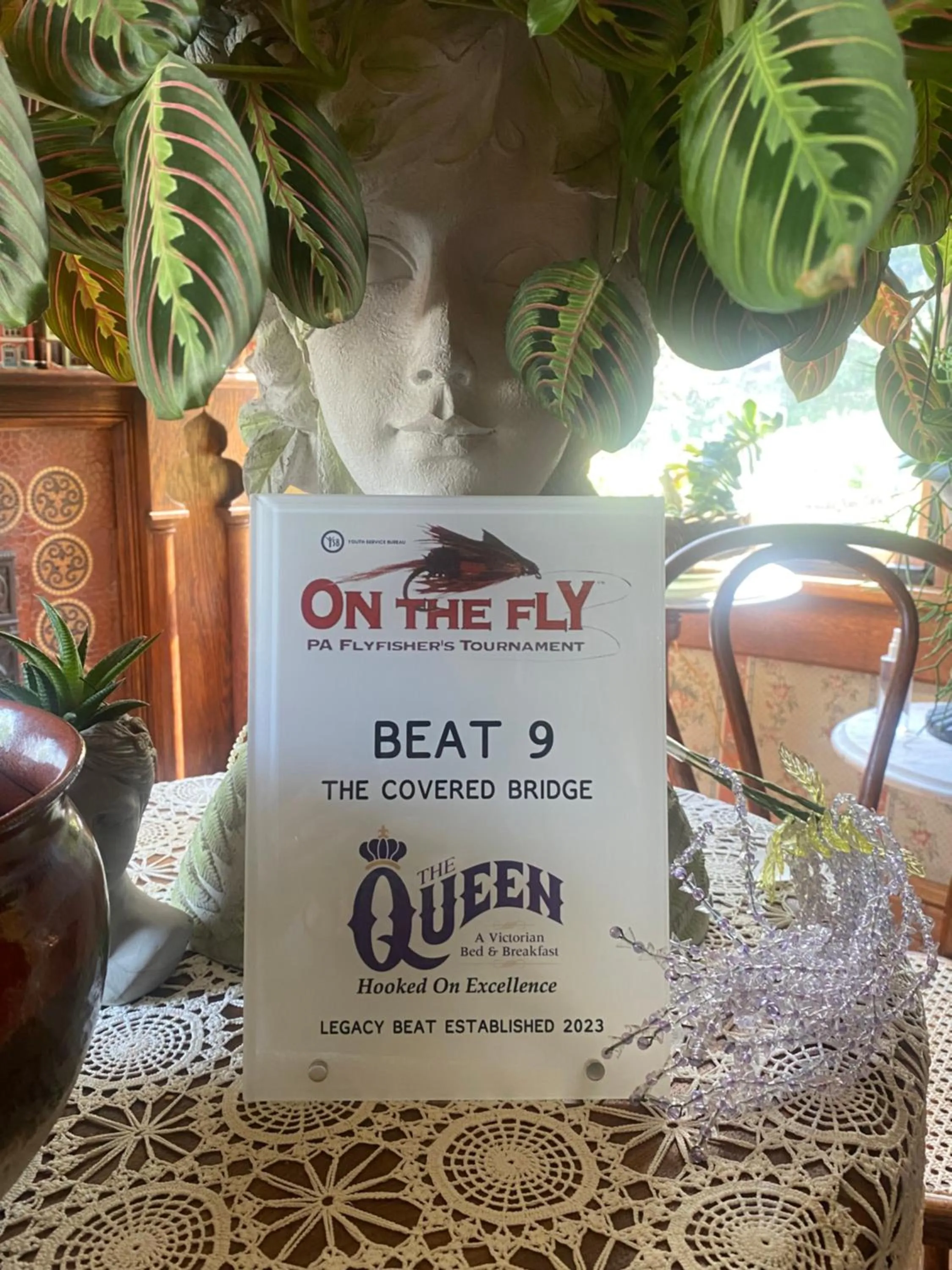 Certificate/Award in The Queen, A Victorian Bed & Breakfast