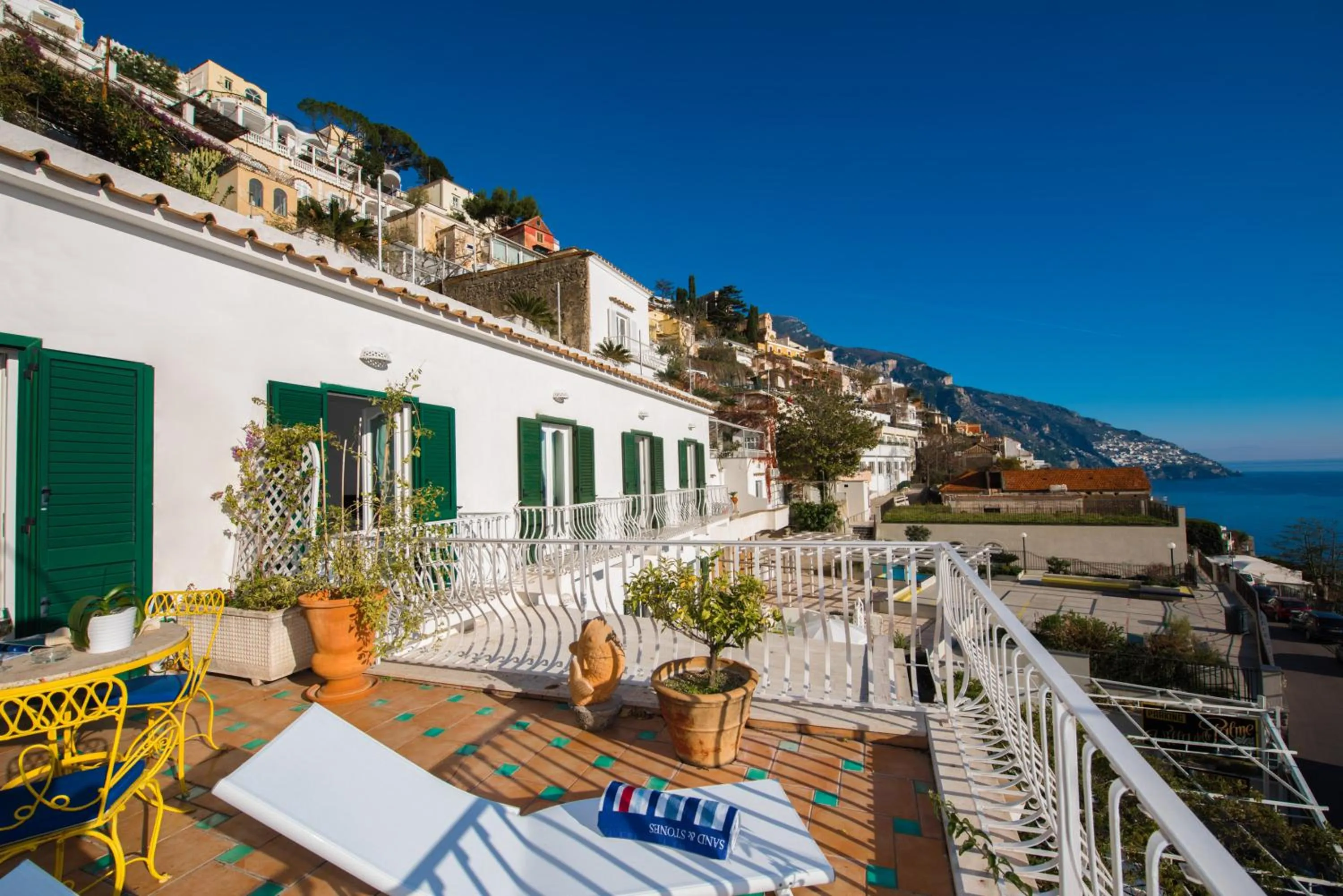 Patio in Hotel Villa Delle Palme in Positano