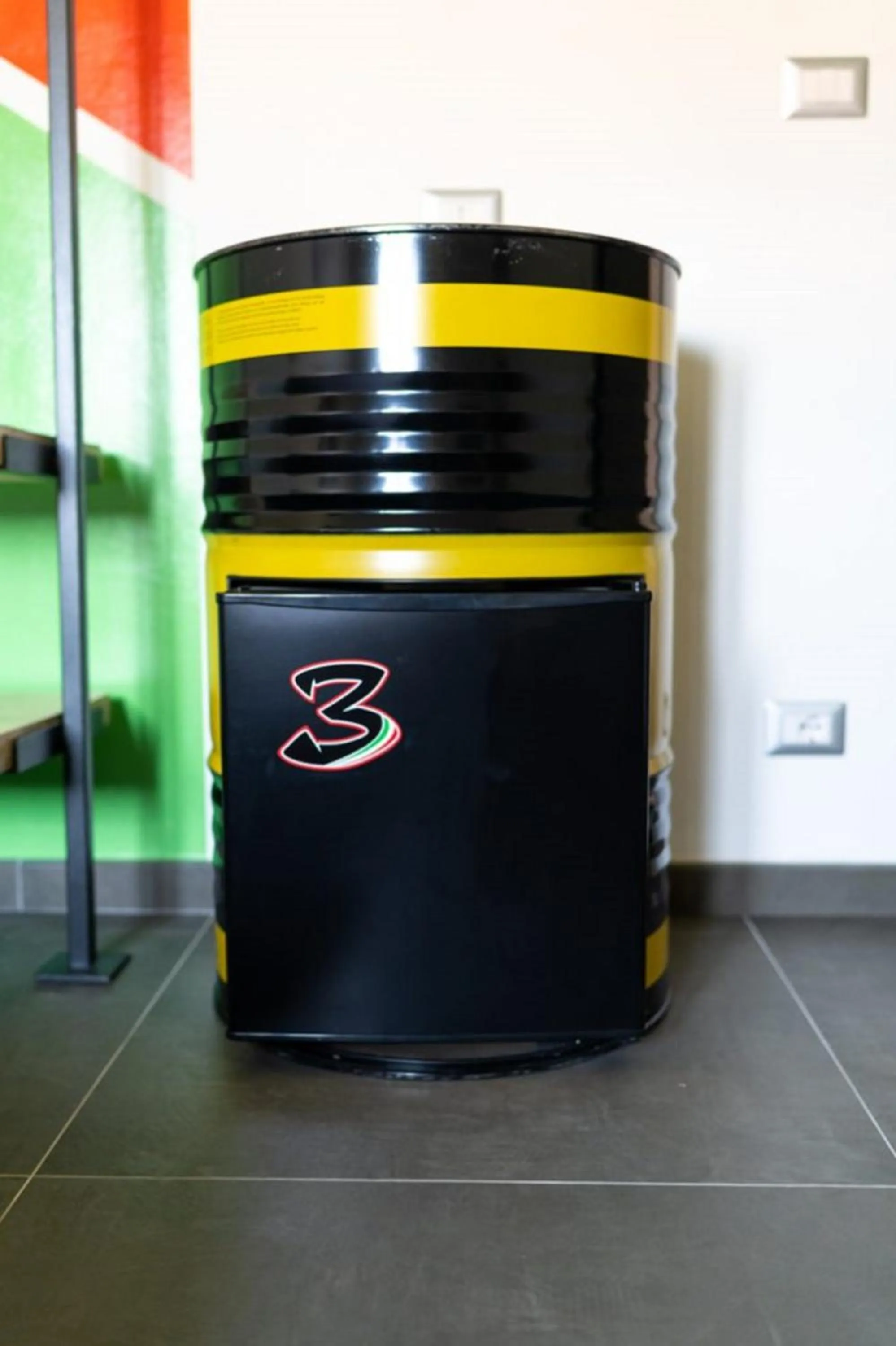 Decorative detail in Italian Piston House Sport Moto Rent