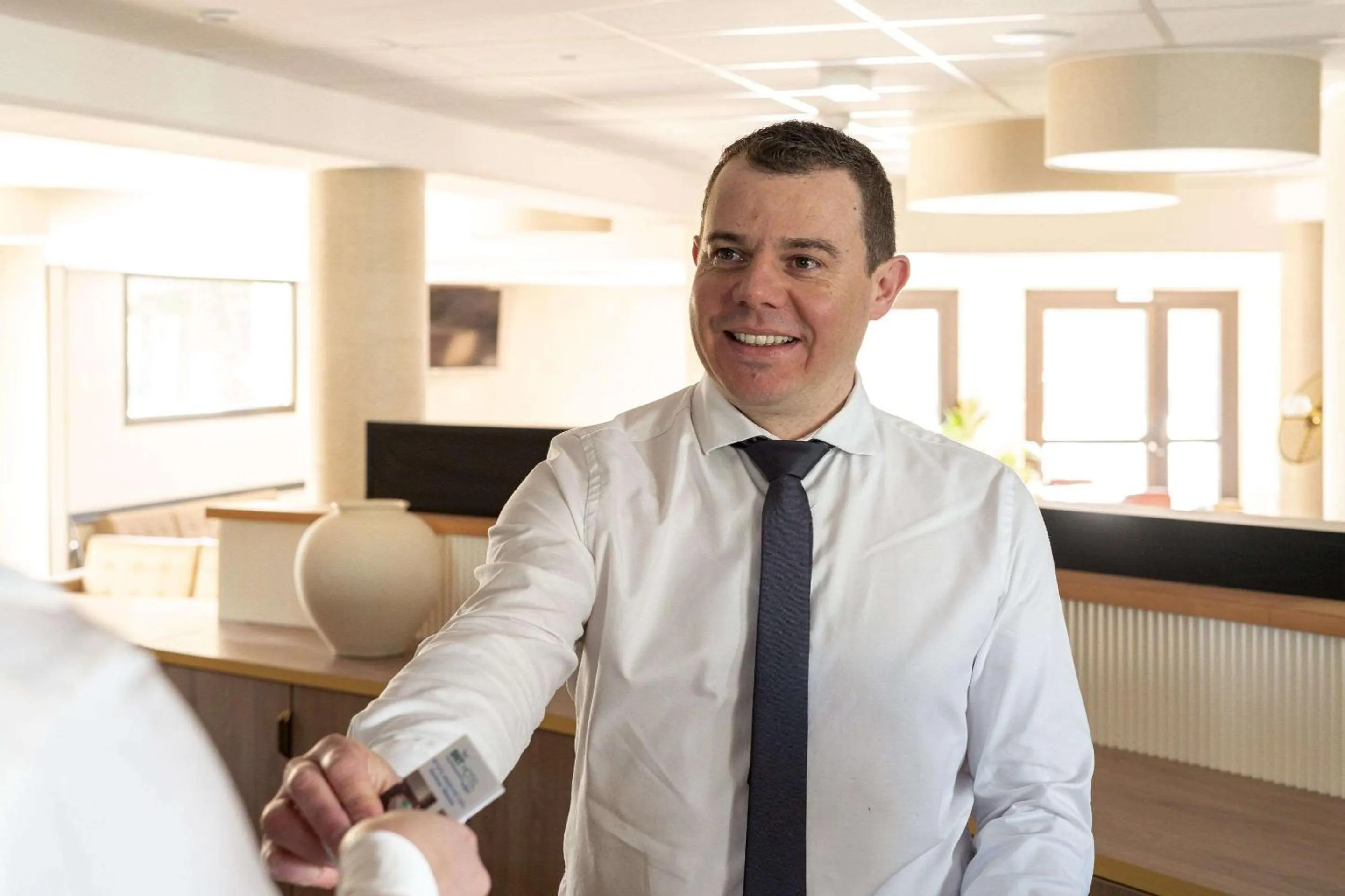 Lobby or reception in Brit Hotel Angers Parc Expo - L'Acropole