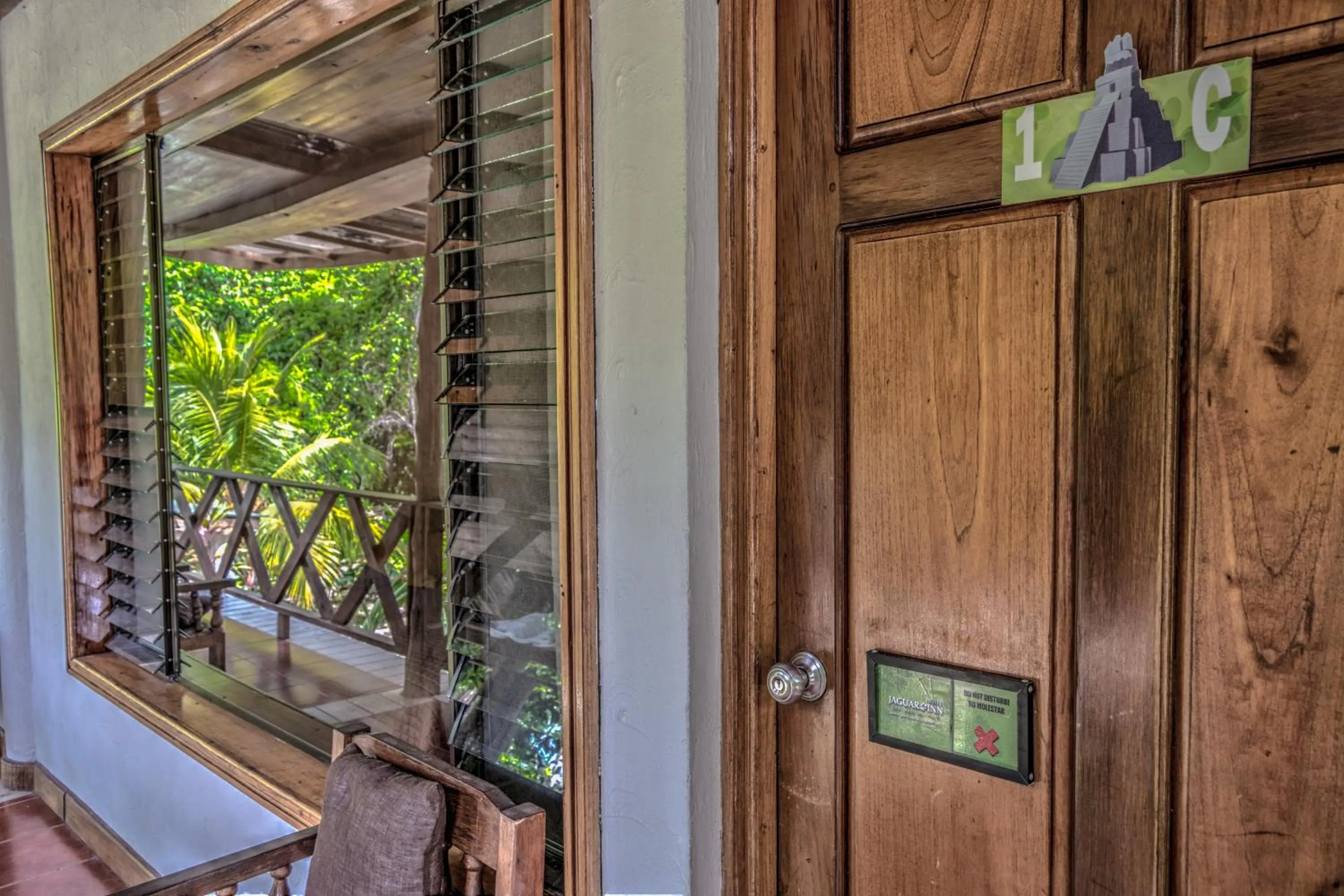 Property building in Hotel Jaguar Inn Tikal