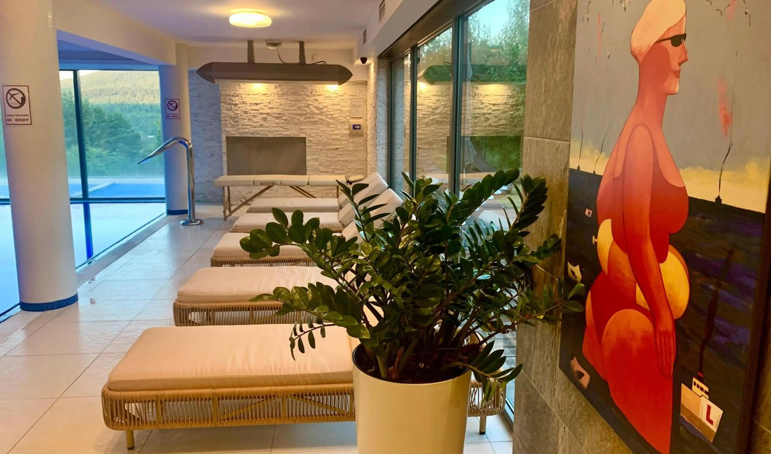 Swimming pool in Flinski Sport X SPA, Boutique X Art