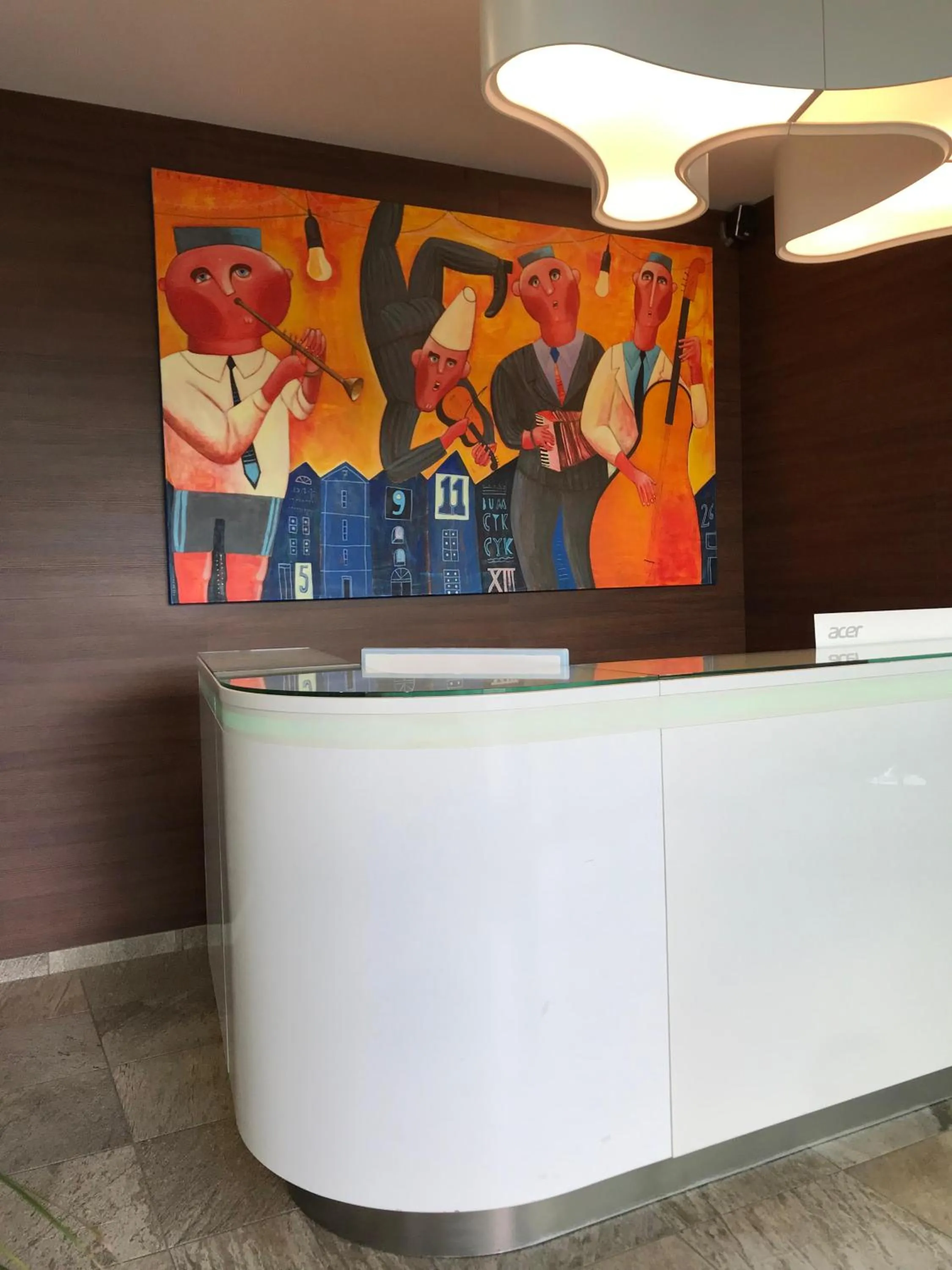 Lobby or reception in Flinski Sport X SPA, Boutique X Art