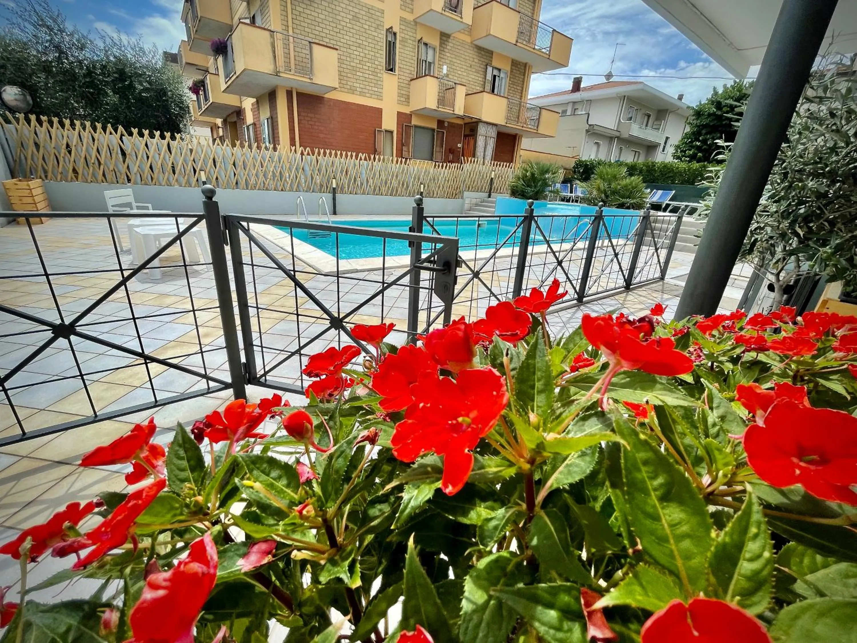 Pool view in Hotel A Casa Nostra
