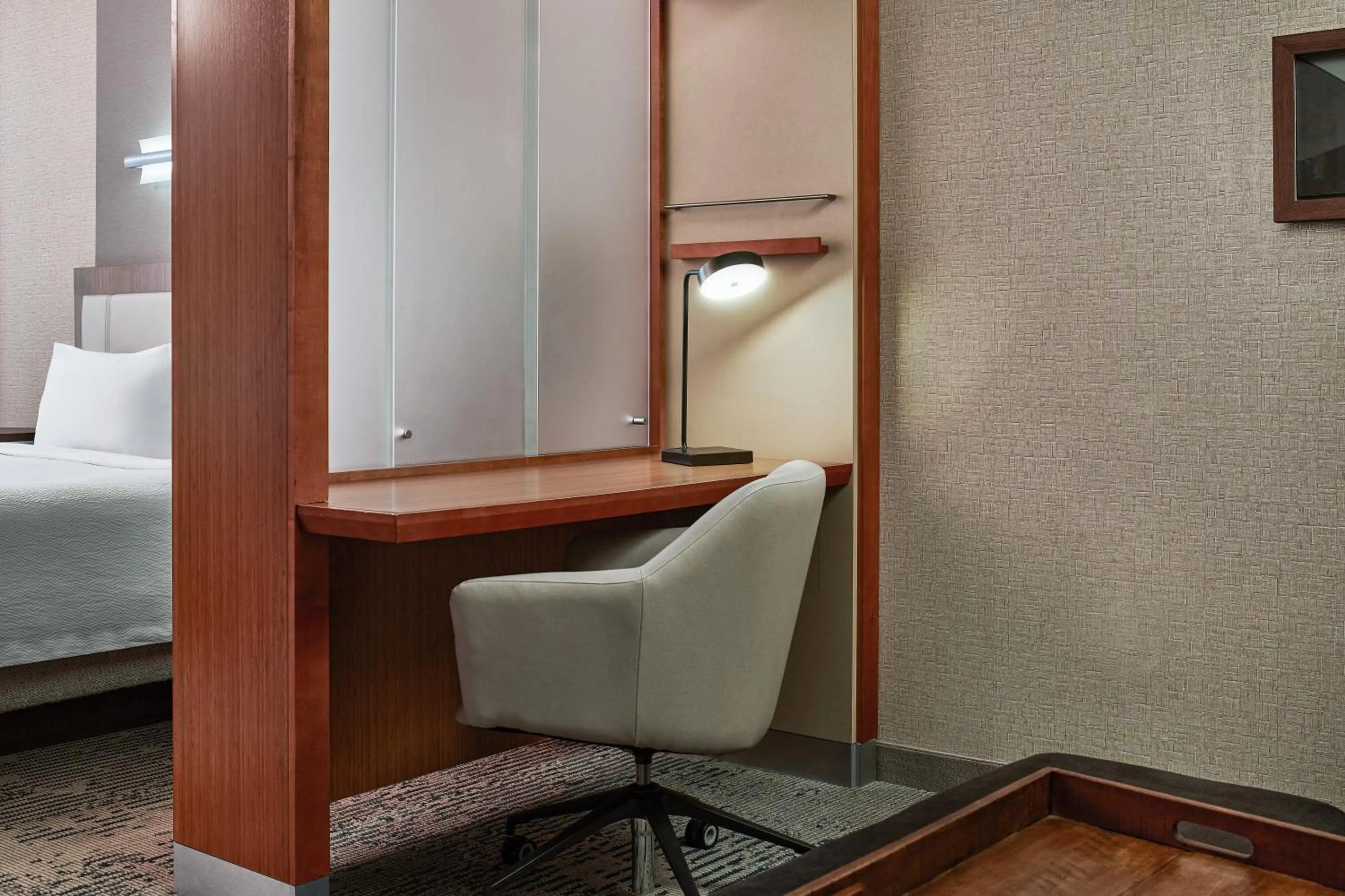 Seating area, Bed in SpringHill Suites by Marriott Deadwood