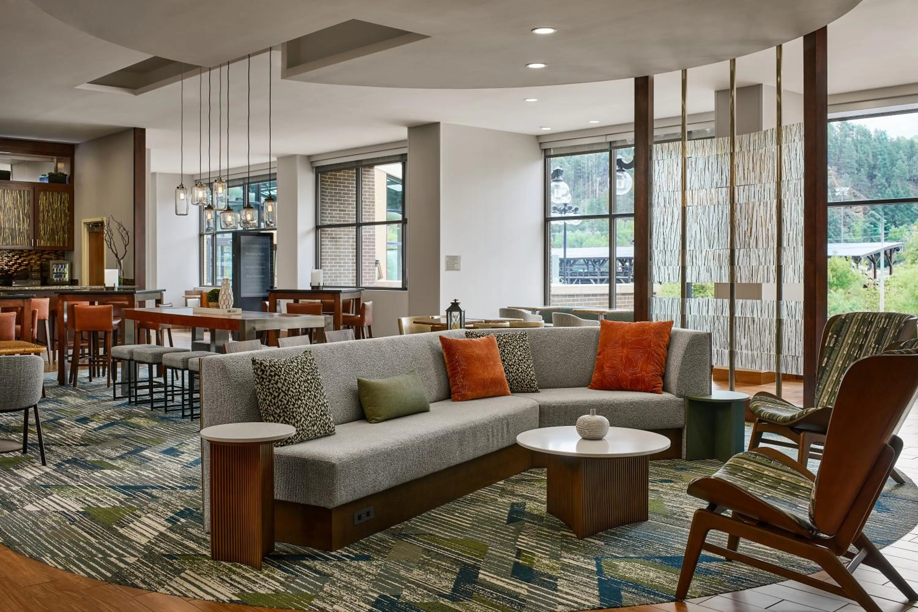 Seating area in SpringHill Suites by Marriott Deadwood