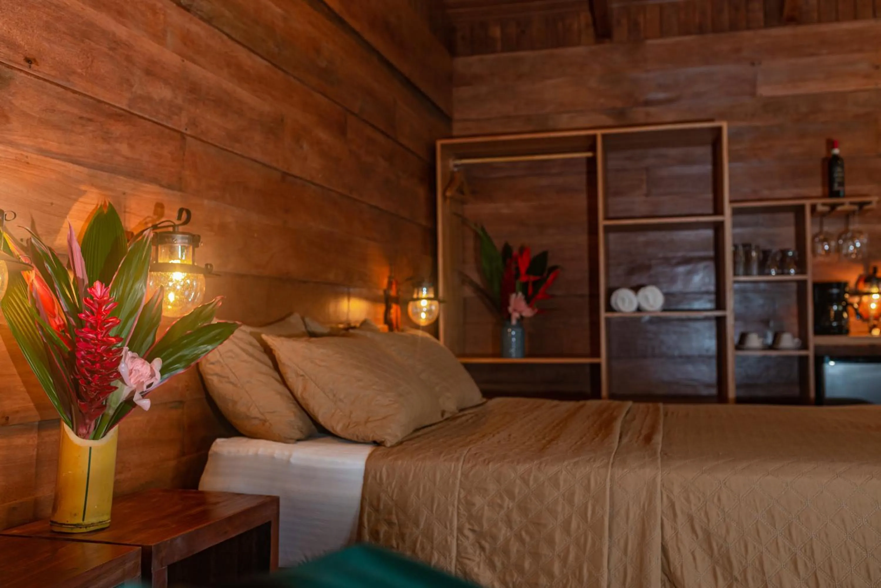 Bed in Maquenque Lodge