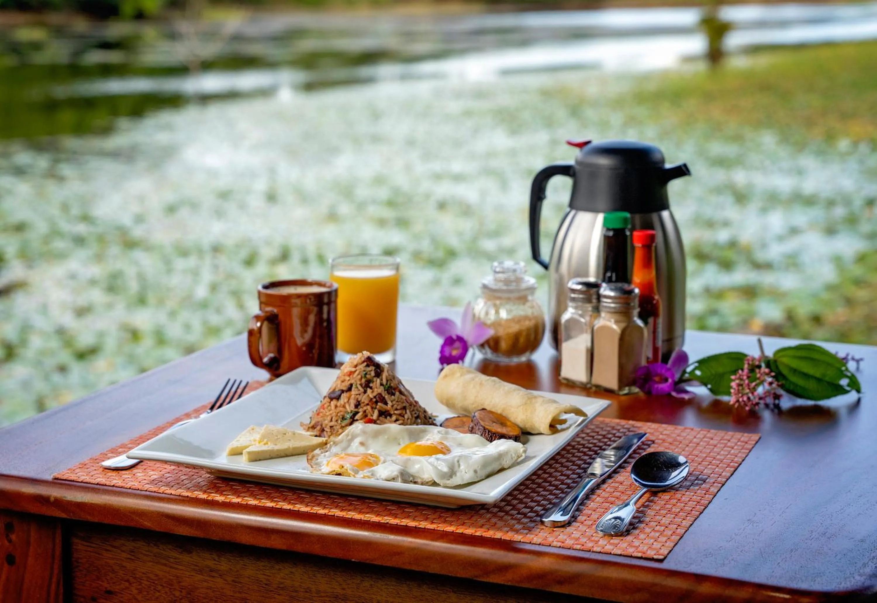 Food and drinks in Maquenque Lodge