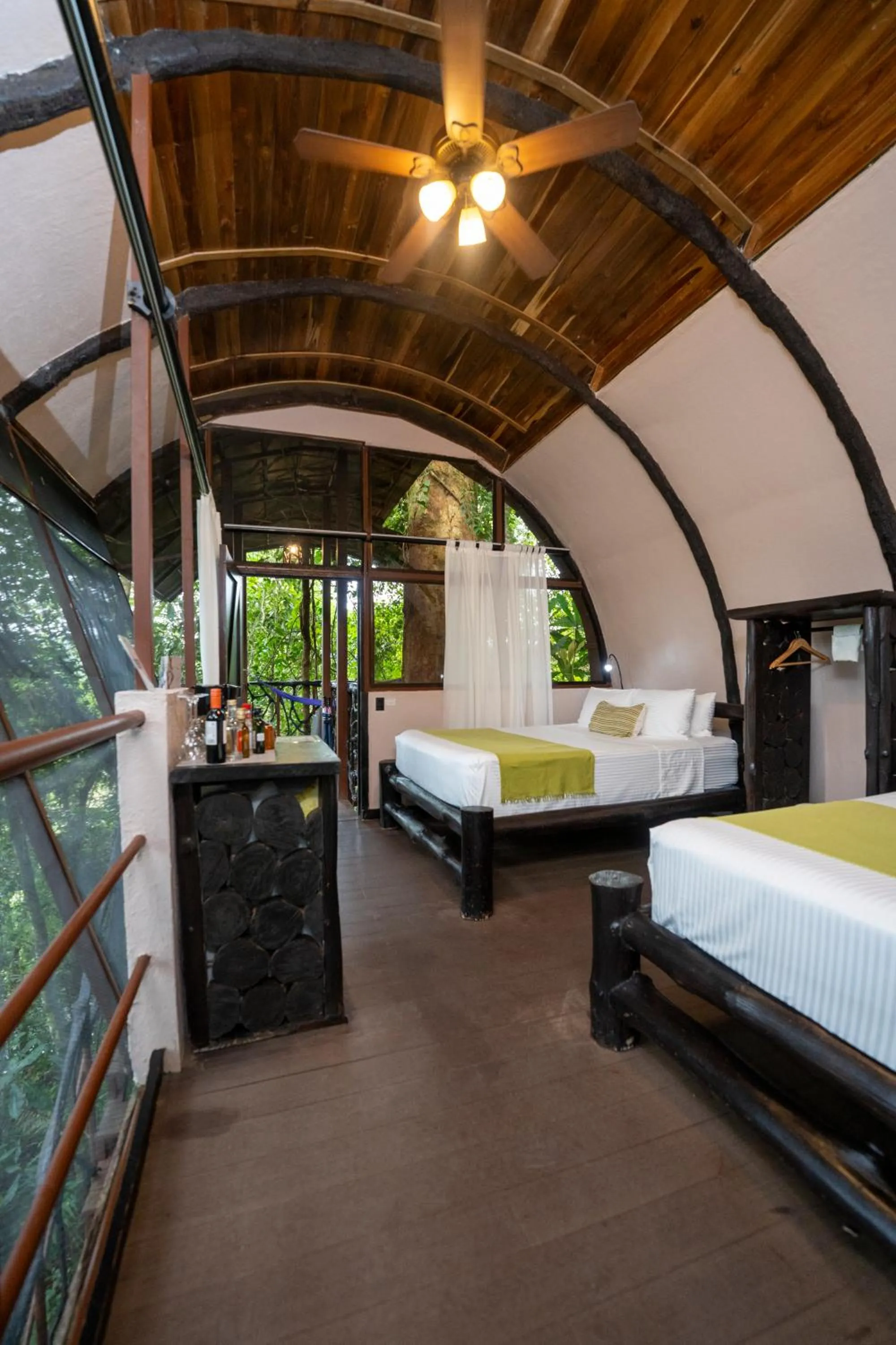 Bed in Maquenque Lodge