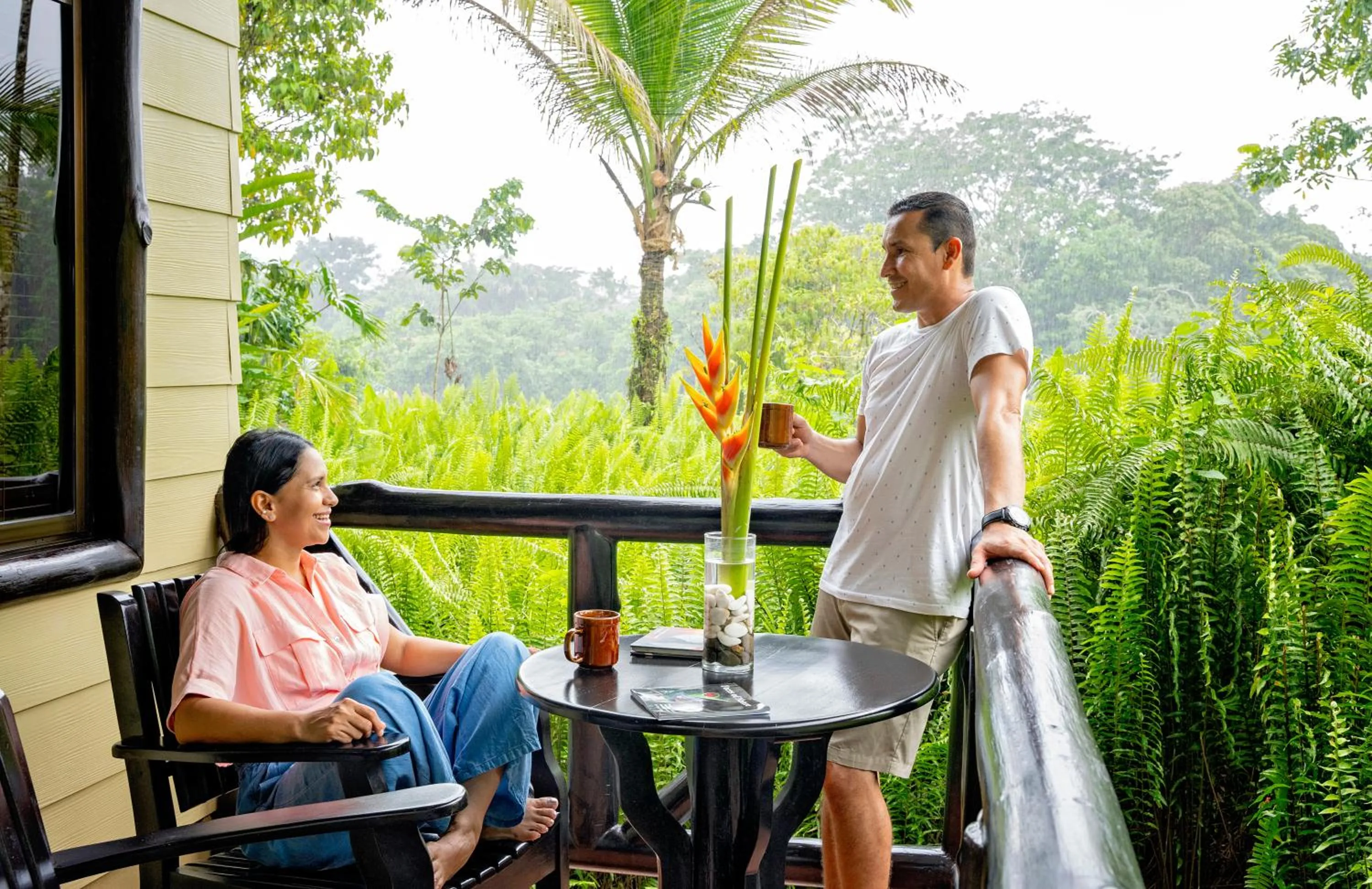 Patio in Maquenque Lodge