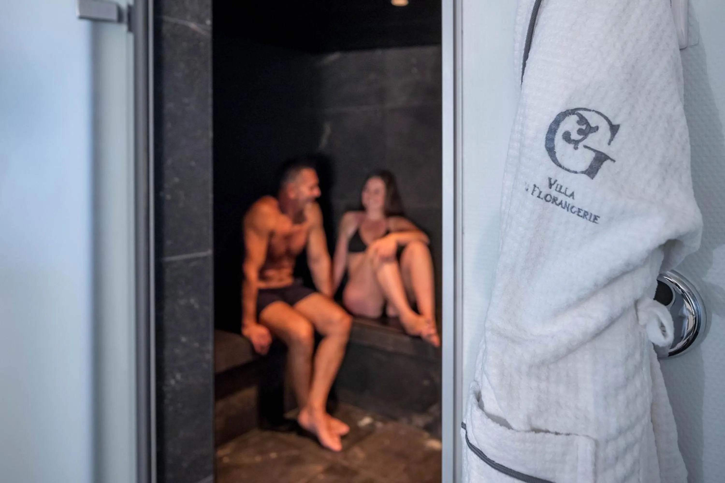 Steam room in Hôtel Villa La Florangerie - SPA & Piscine