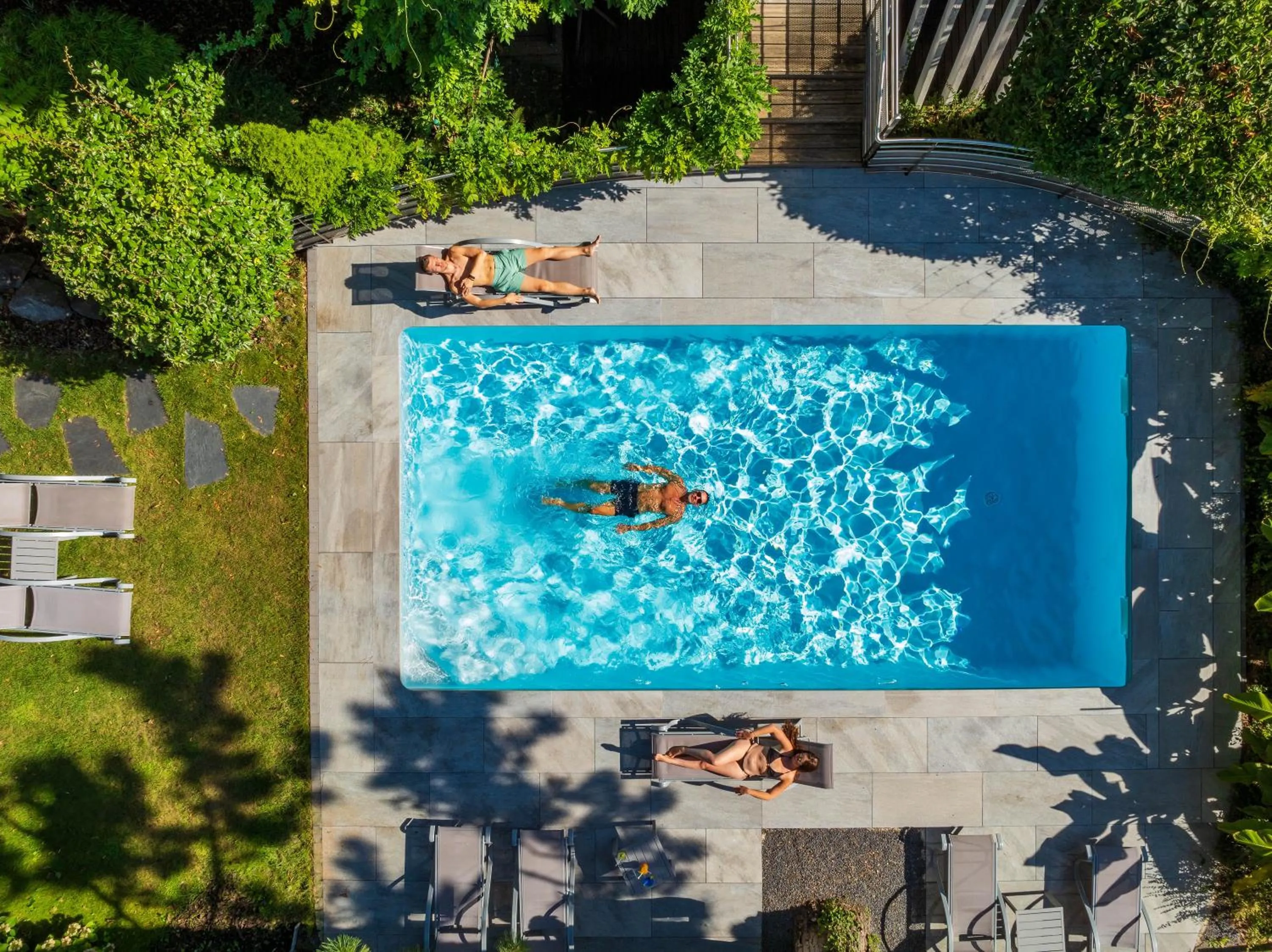 Swimming pool in Hôtel Villa La Florangerie - SPA & Piscine