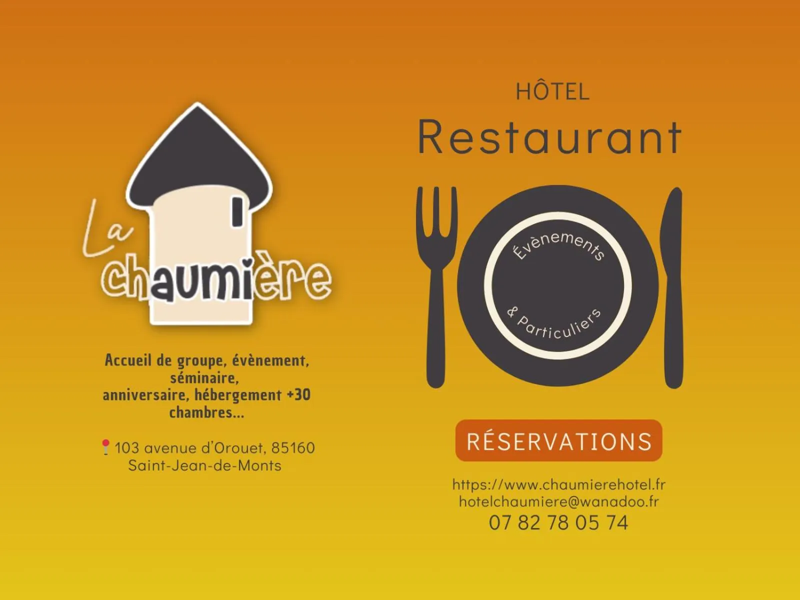 Restaurant/places to eat in Hotel La Chaumière