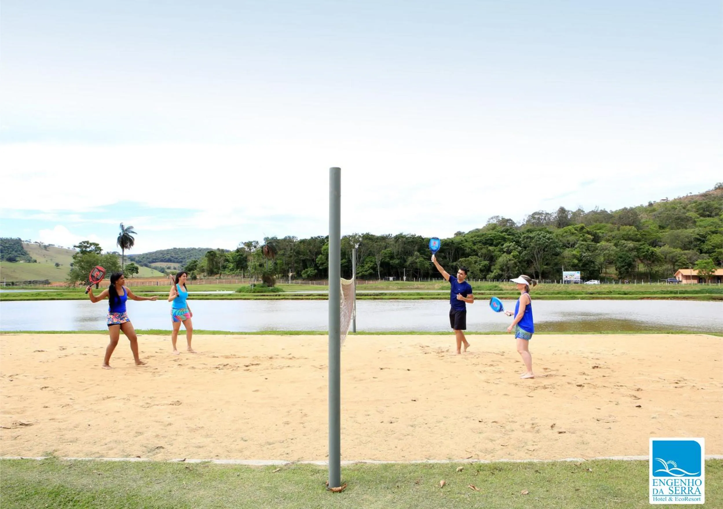 Tennis court in Engenho da Serra Hotel EcoResort
