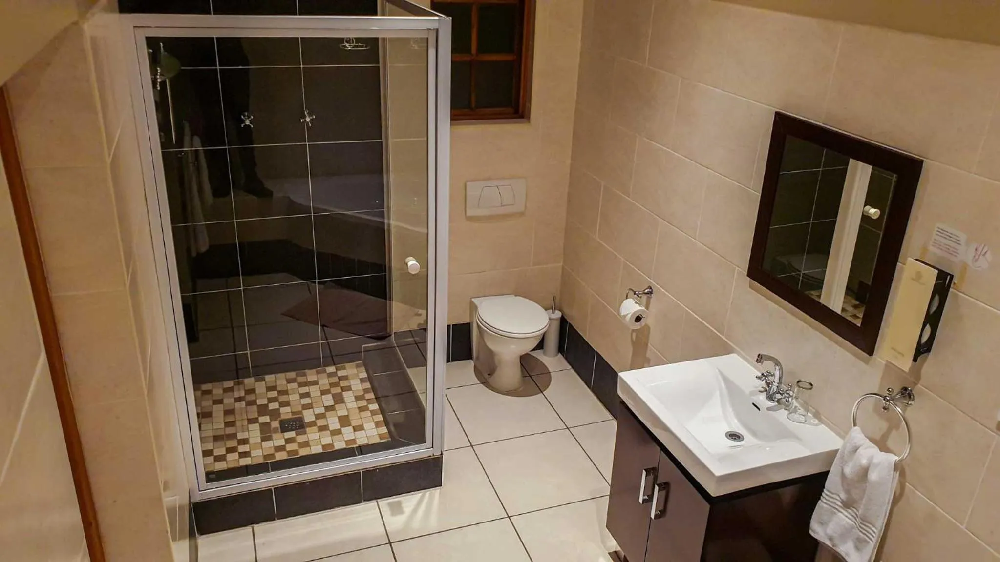 Shower in Komani Resorts