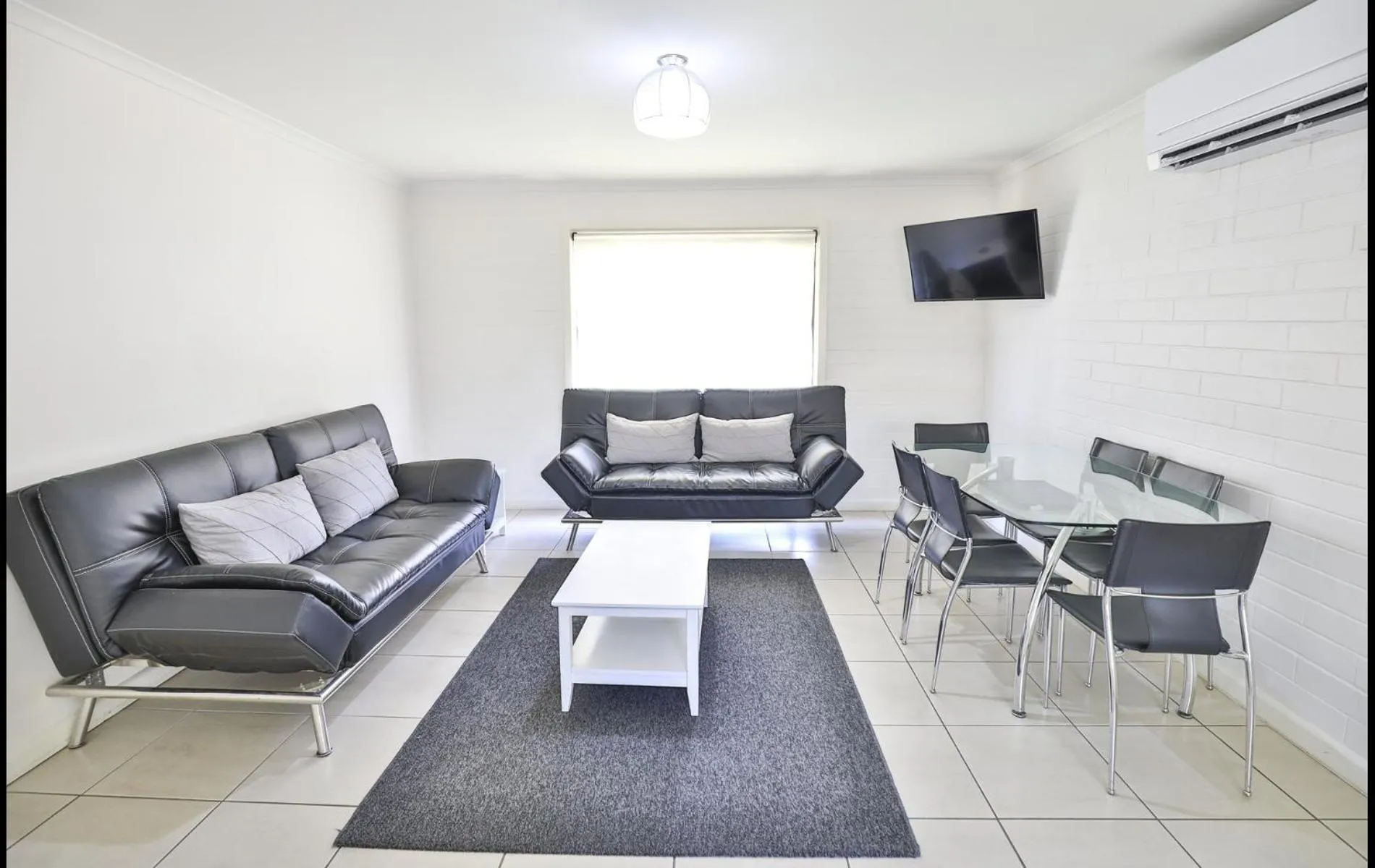 Living room in Mildura Holiday Villas