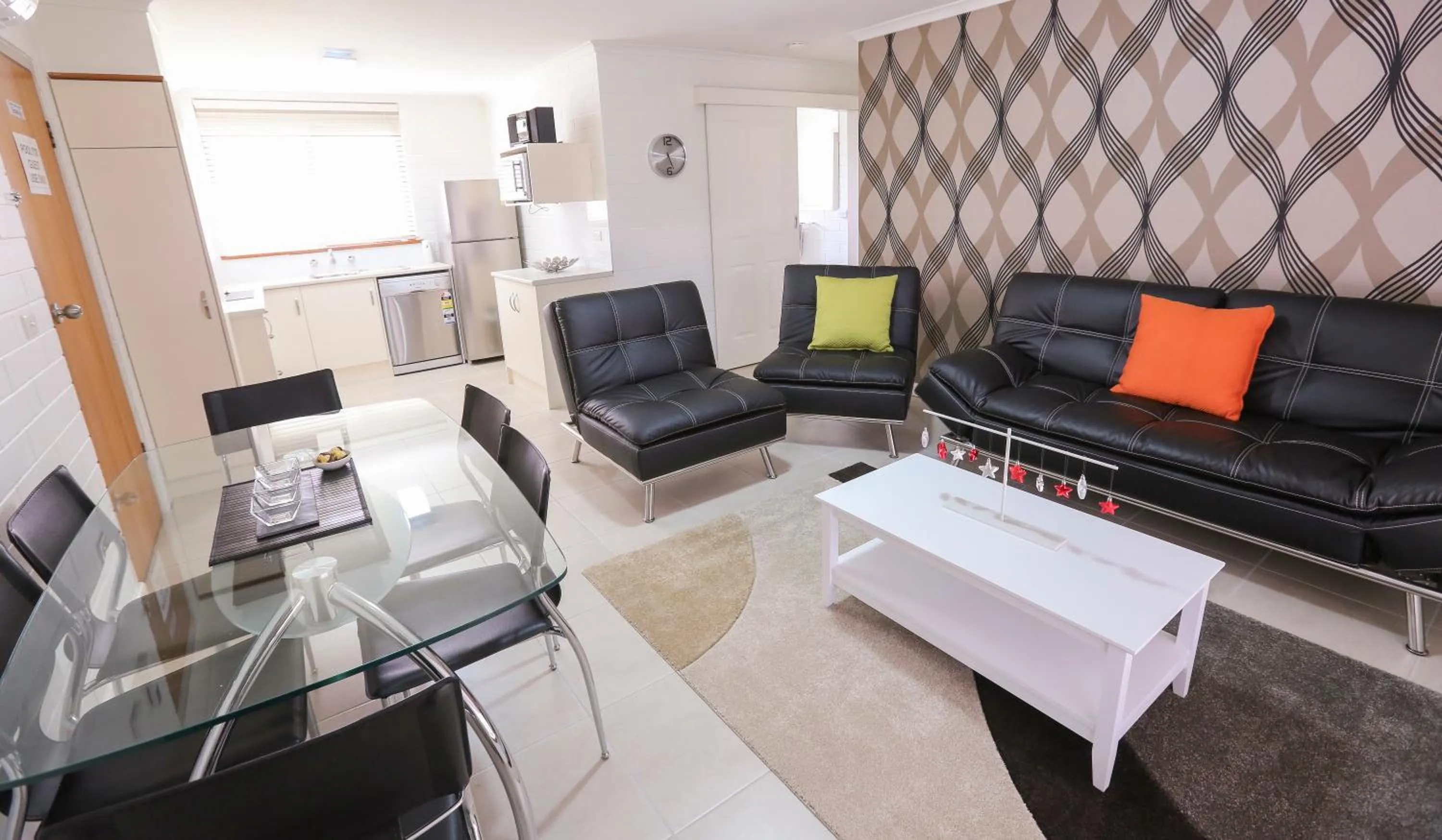 Living room in Mildura Holiday Villas