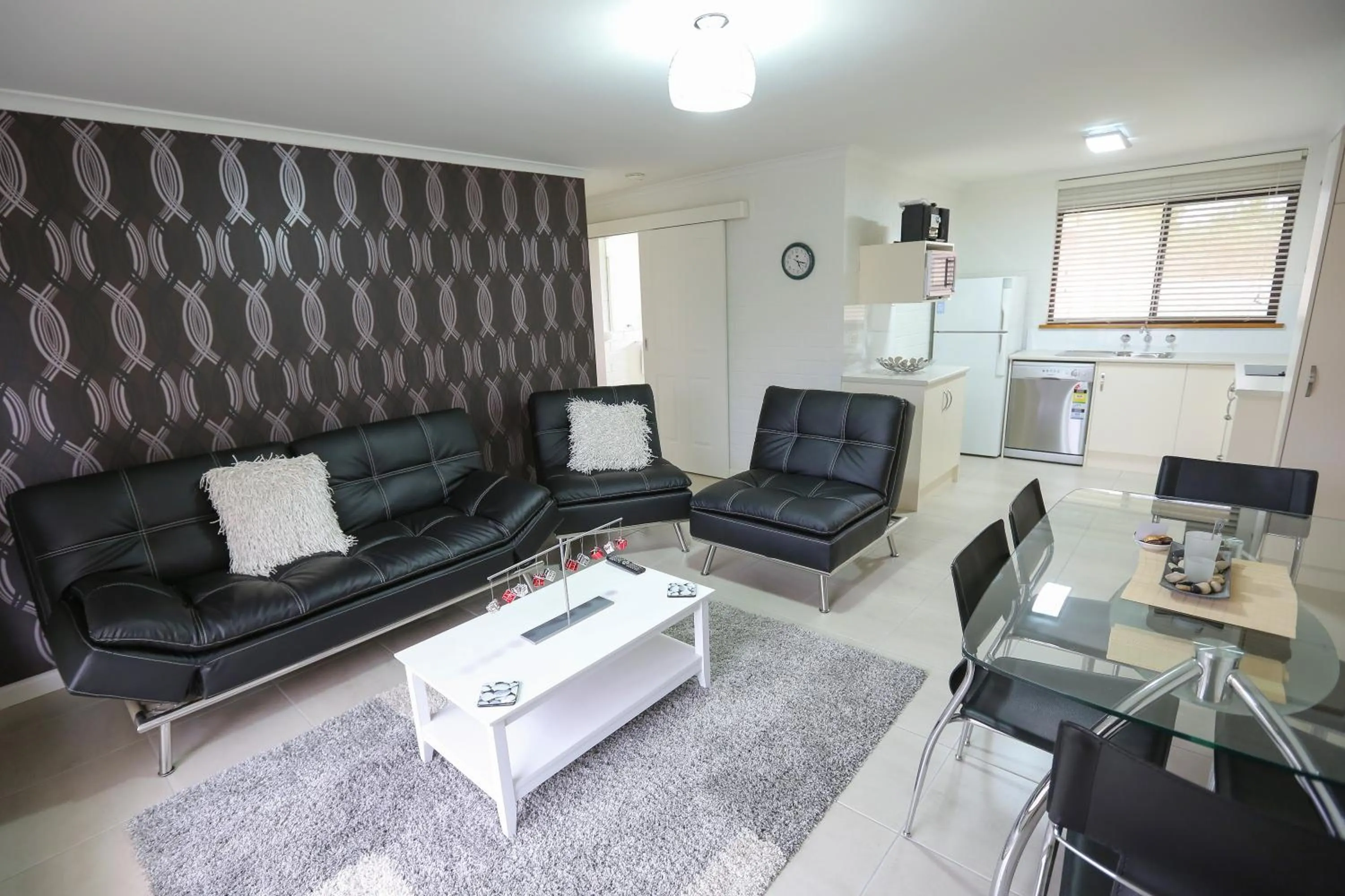 Living room in Mildura Holiday Villas