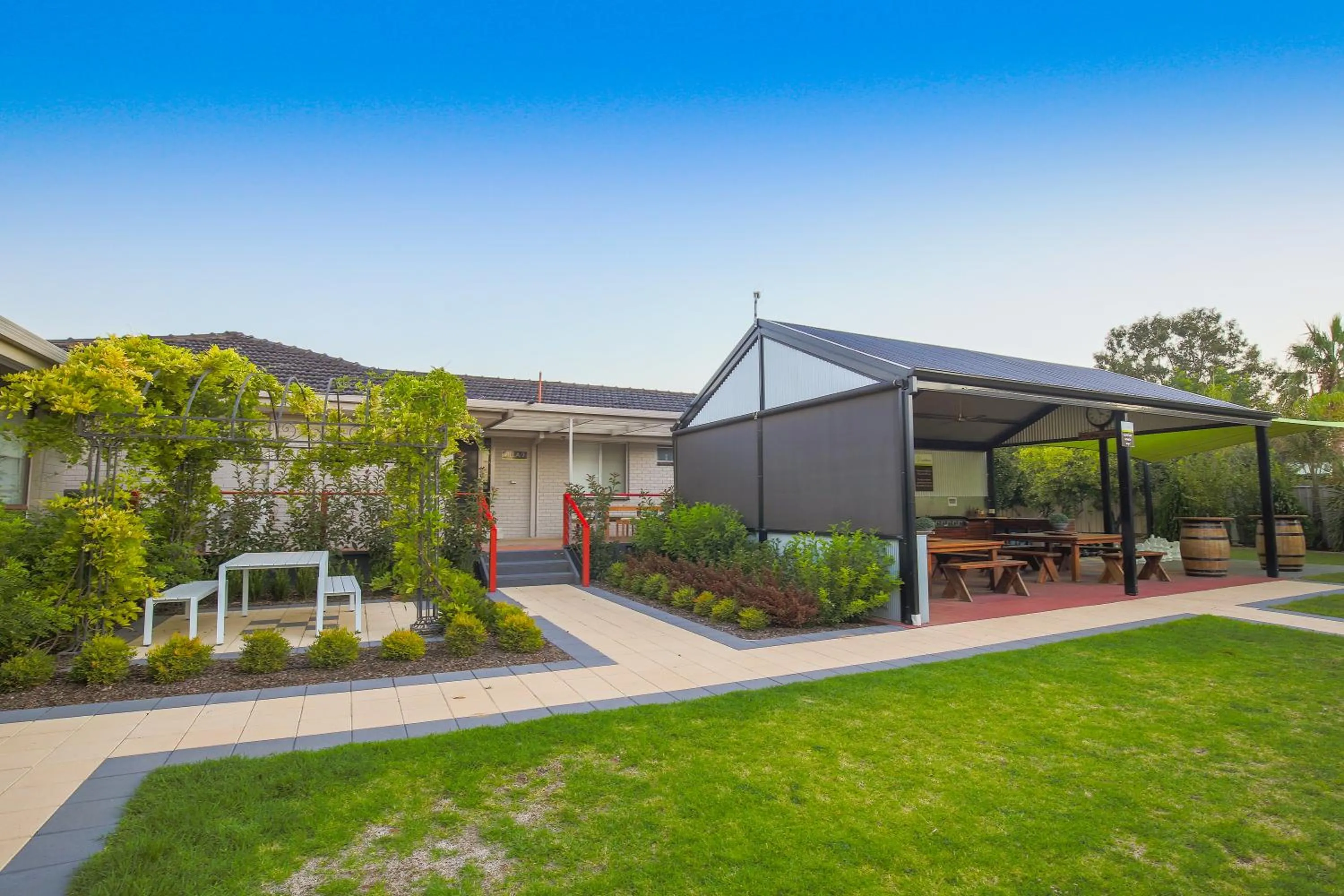 Patio in Mildura Holiday Villas