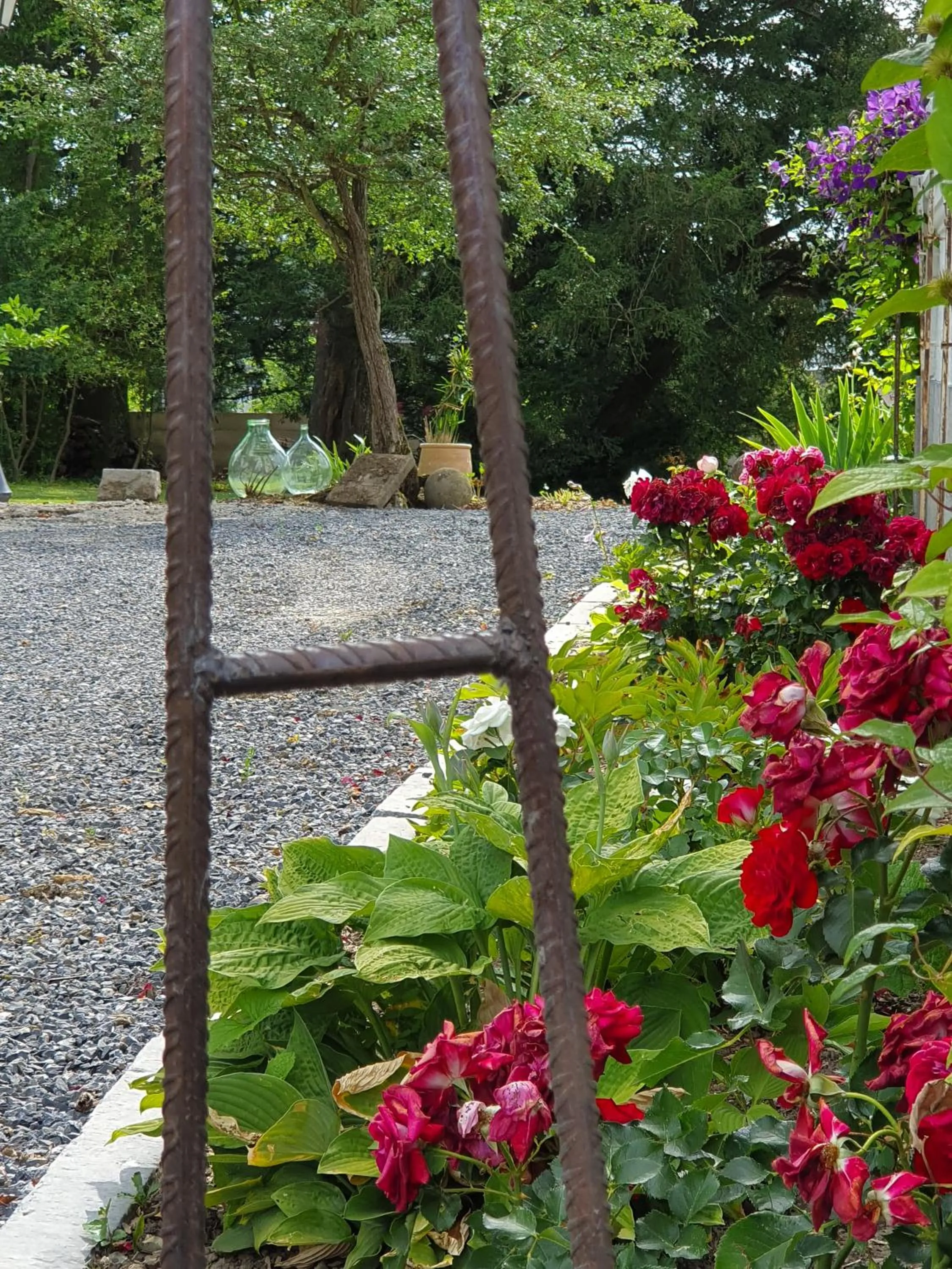 Garden in Chambres d'Hôtes des Rouets