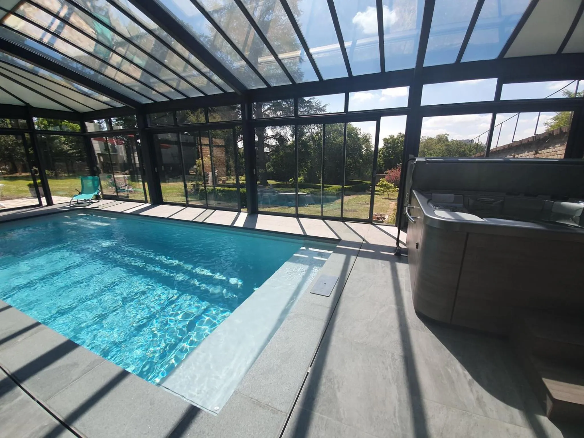 Patio in Chambres d'Hôtes des Rouets