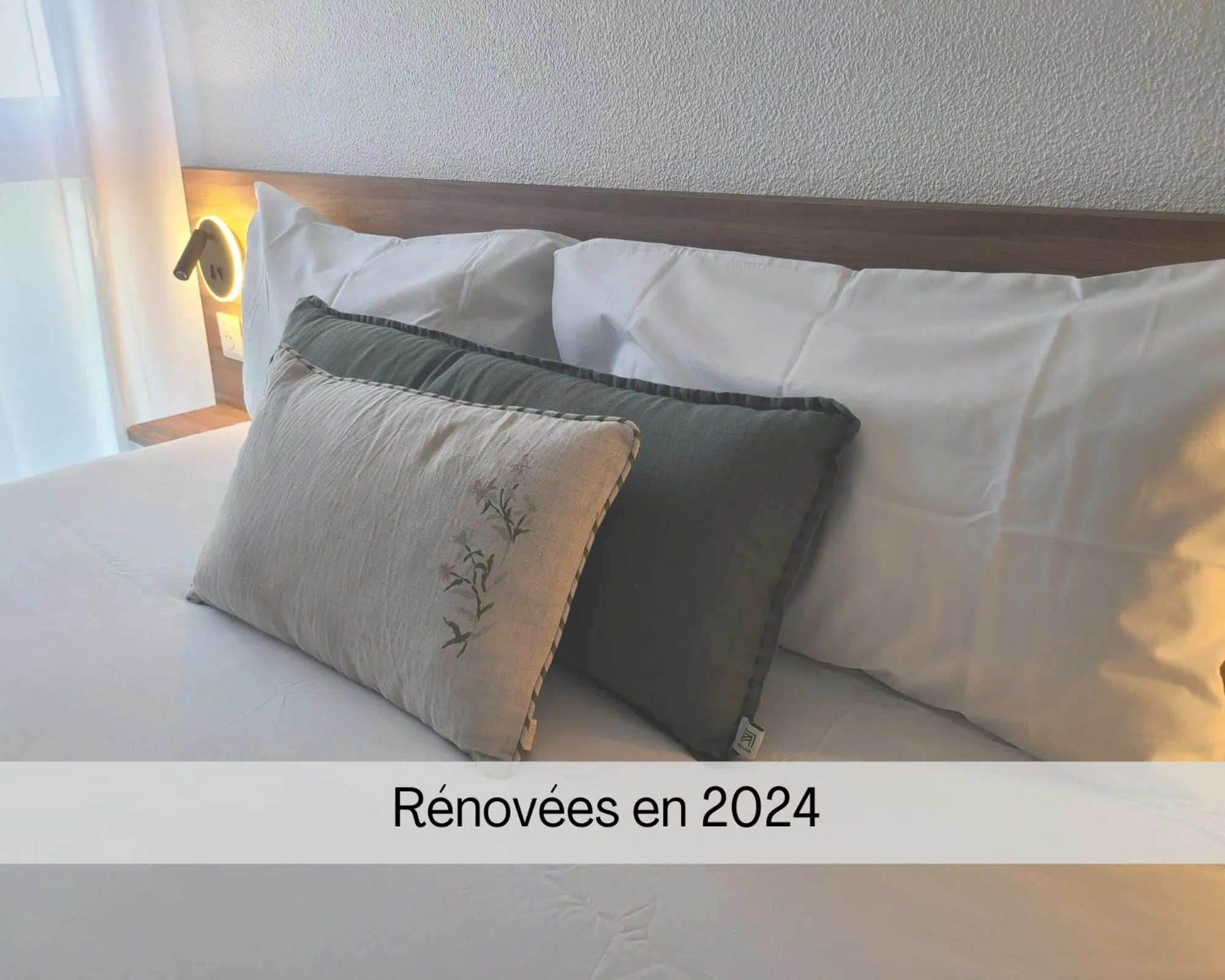 Bed in Hôtel Restaurant La Forestière