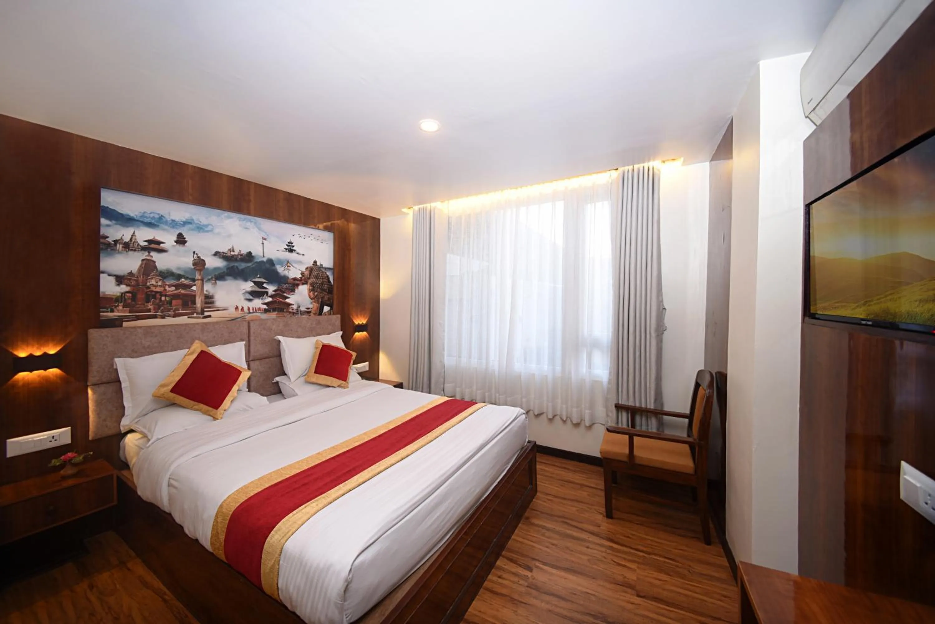 Bedroom, Bed in Hotel Friends Home