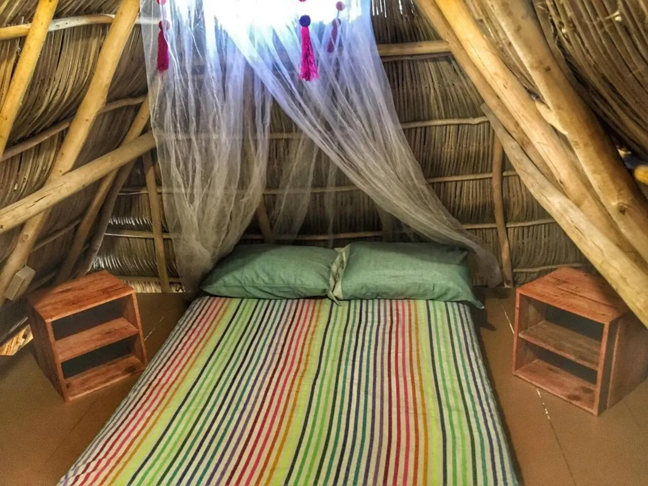 Bed in Palapa Chili #