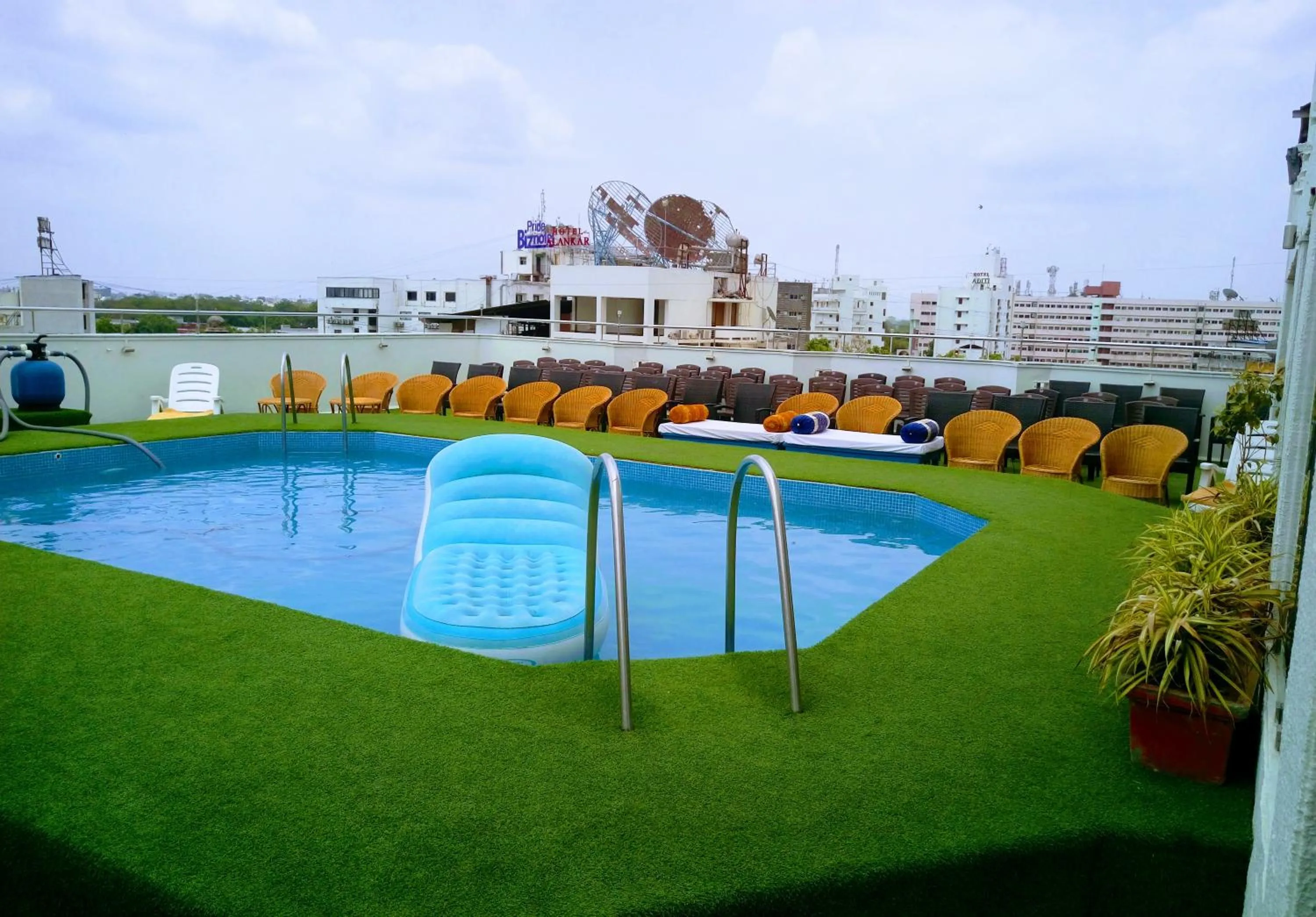 Pool view in The Oasis