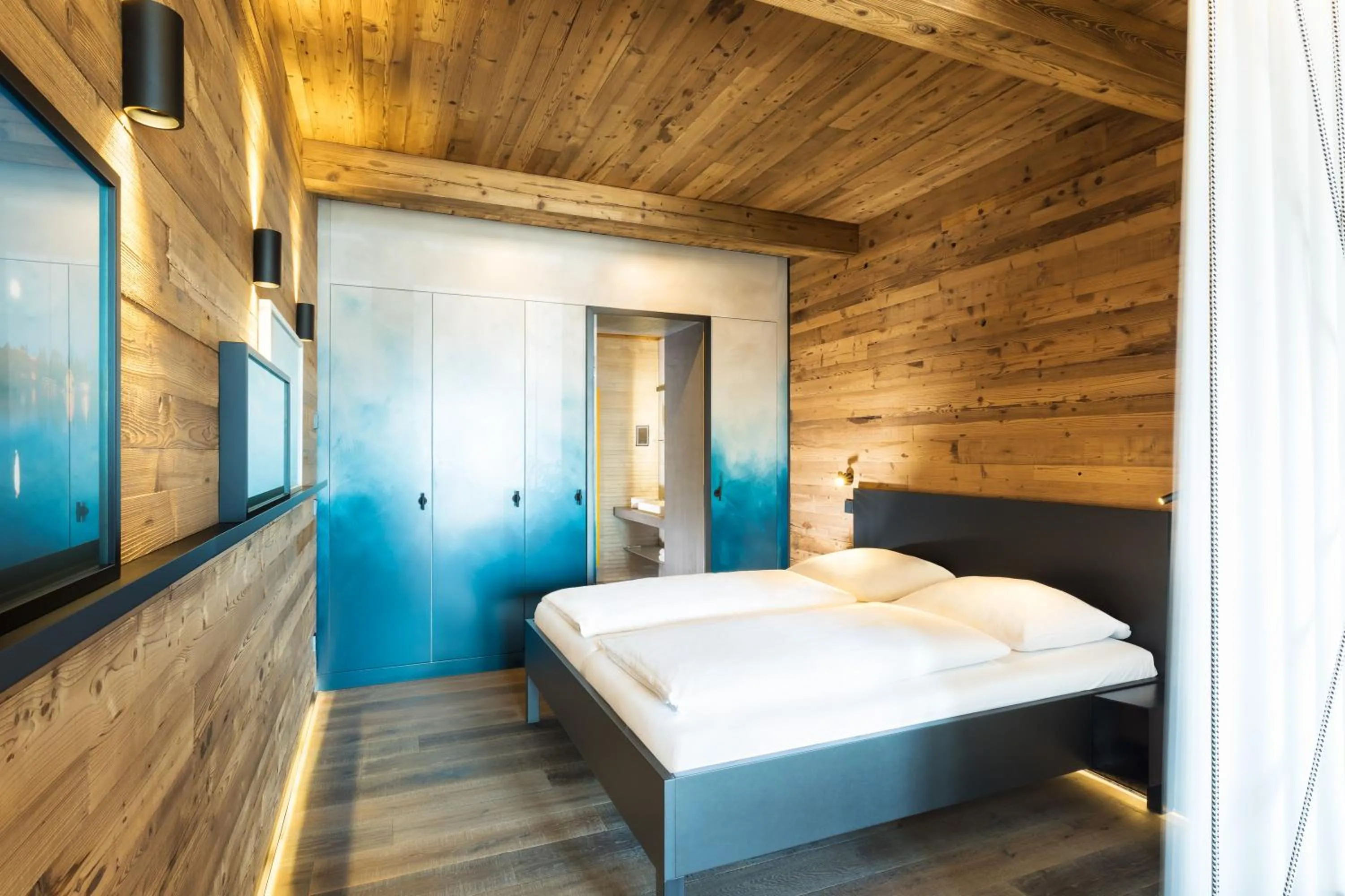 Decorative detail, Bed in Hotel Seehof