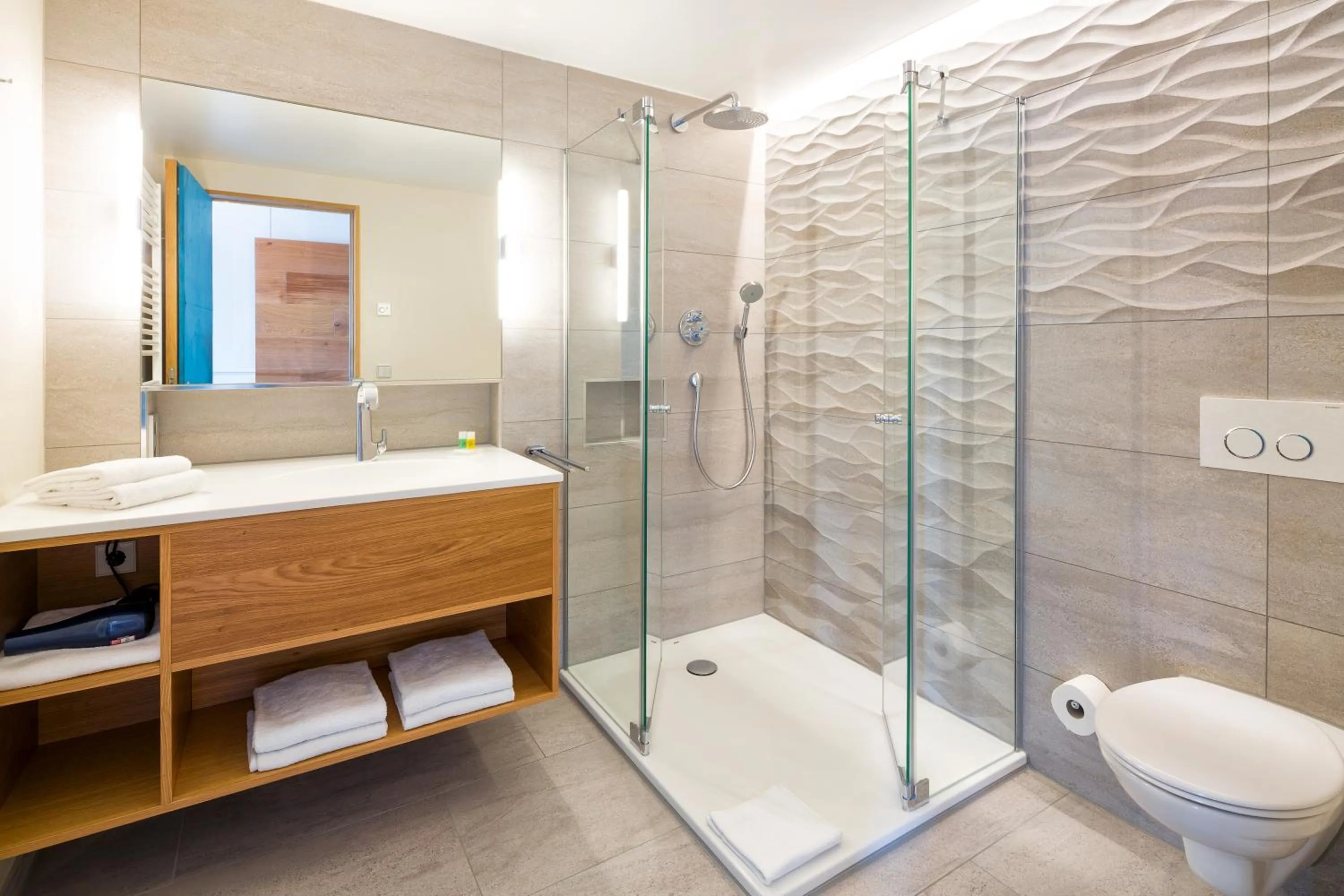 Shower in Hotel Seehof