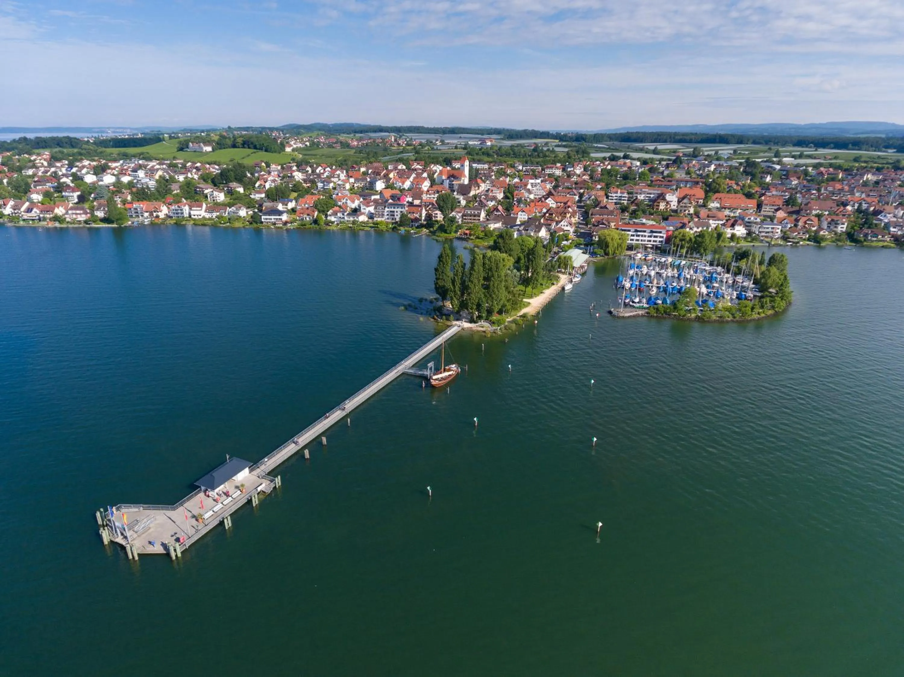 Bird's eye view in Hotel Seehof