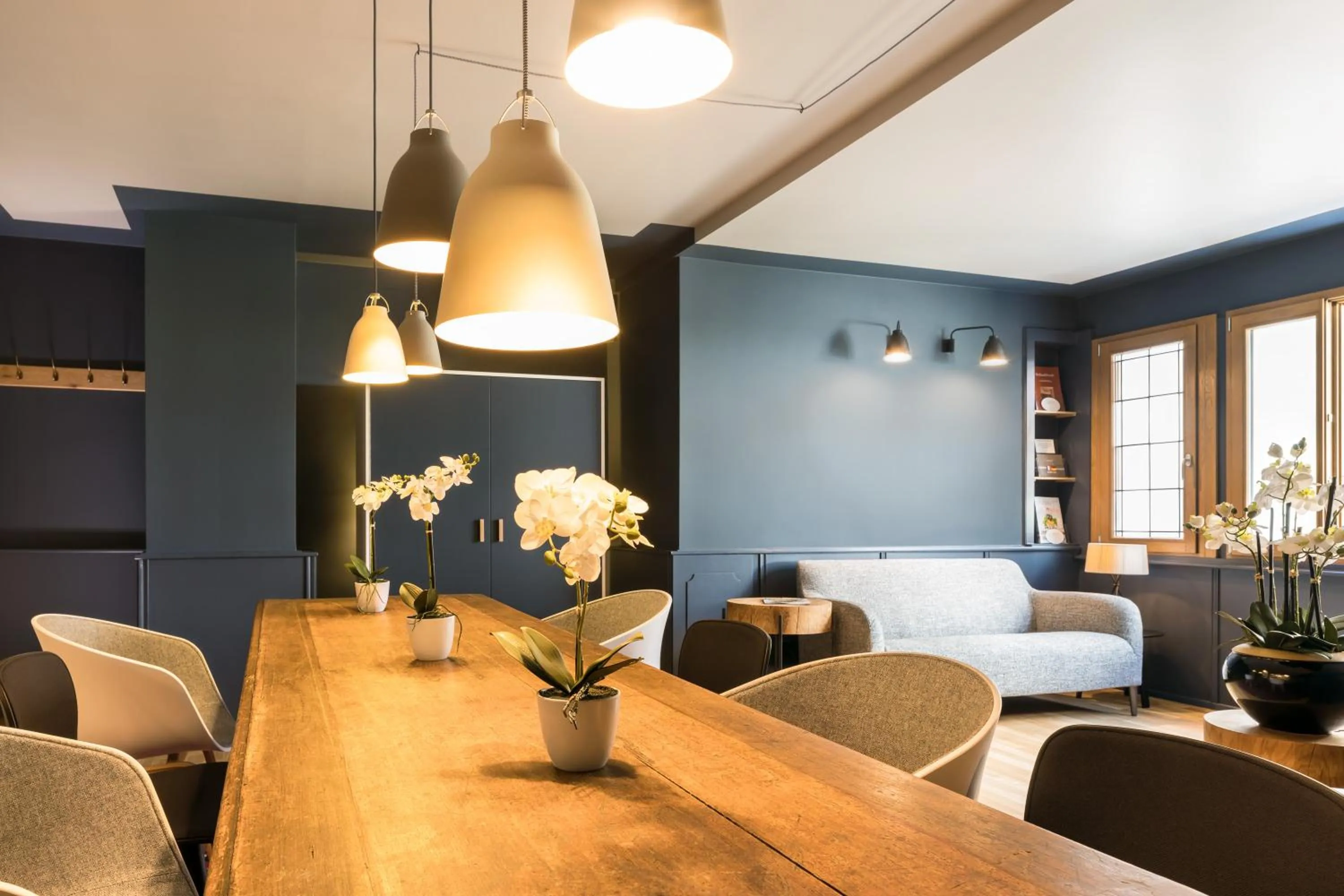 Communal lounge/ TV room in Hotel Seehof