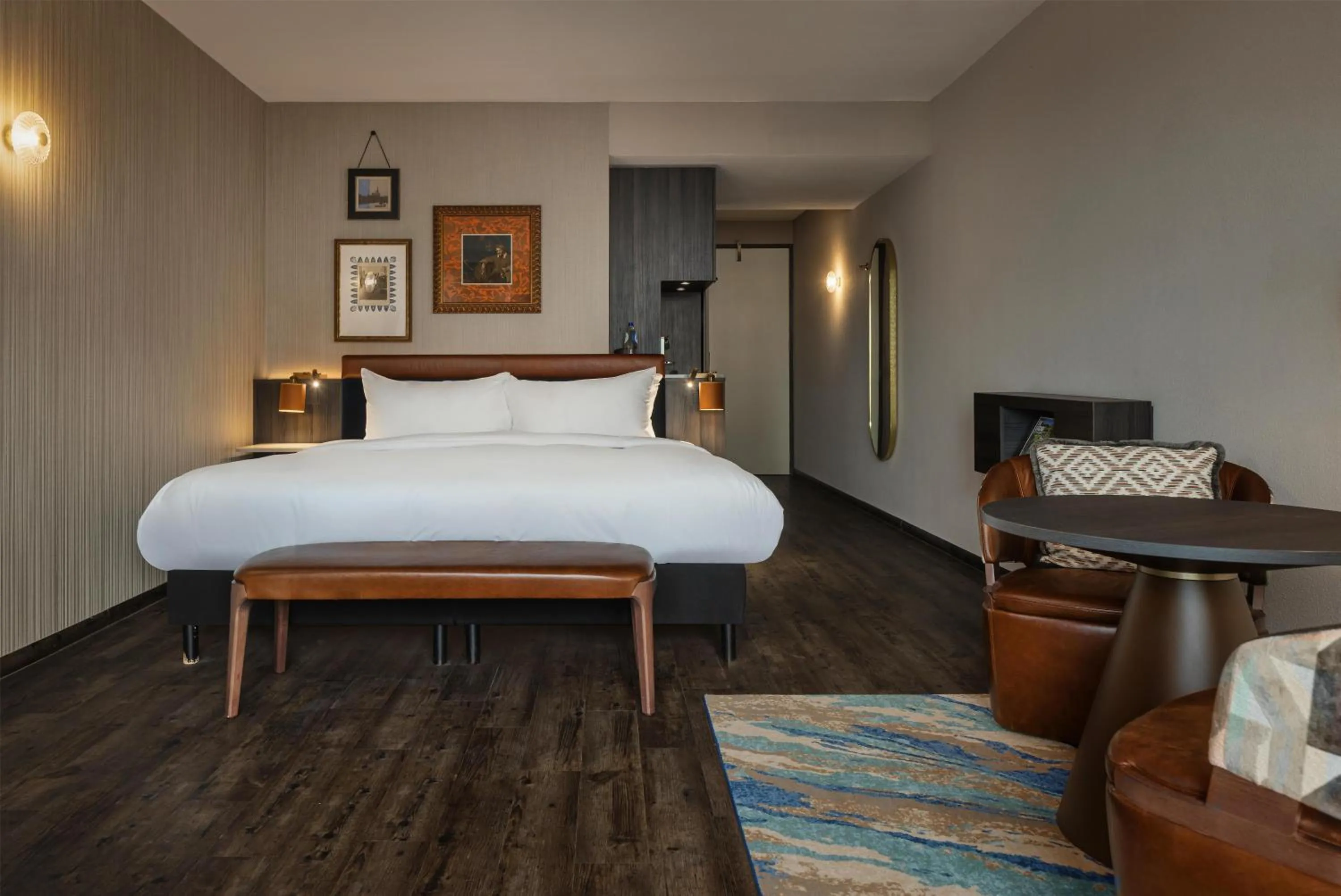 Bed in Haven Hotel Rotterdam, Curio Collection by Hilton