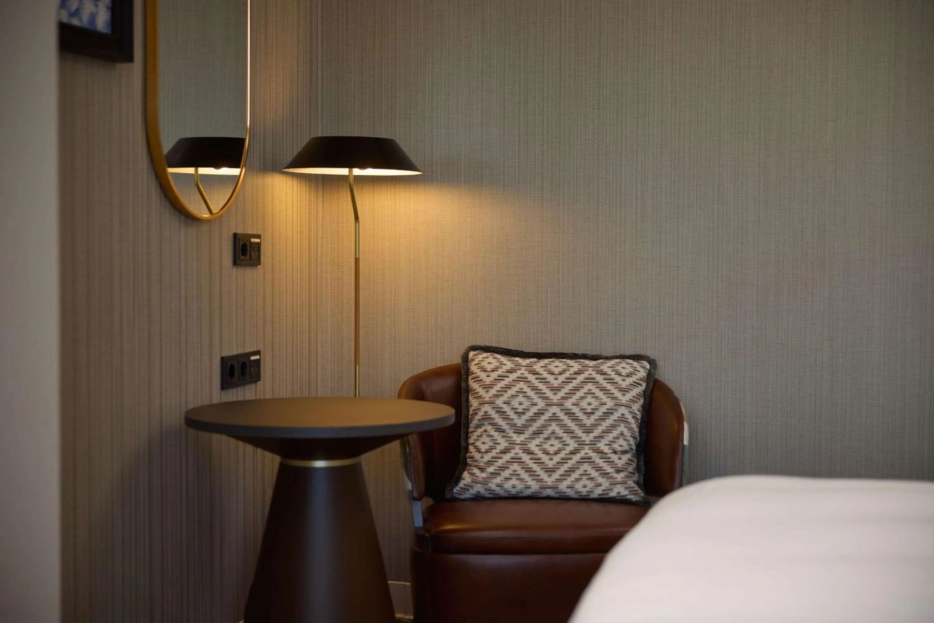 Living room, Bed in Haven Hotel Rotterdam, Curio Collection by Hilton