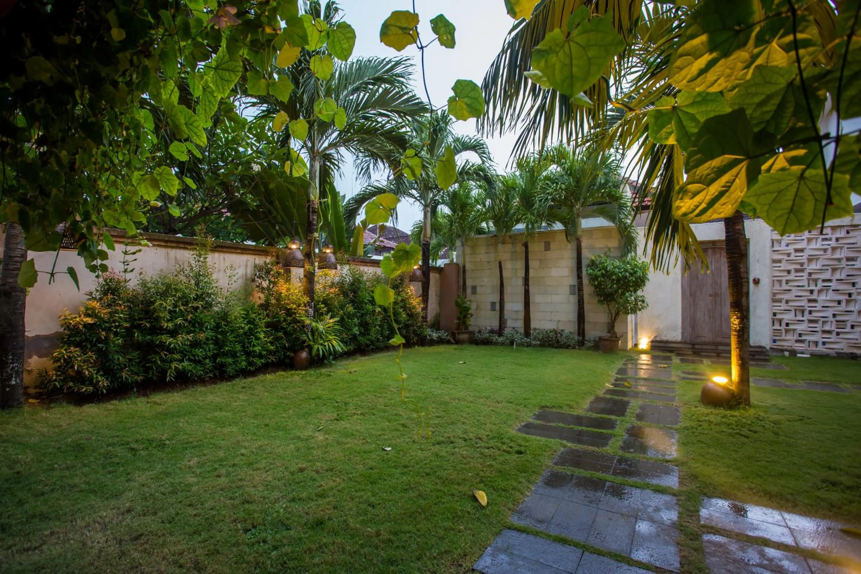 Garden in Bali Breezz Hotel