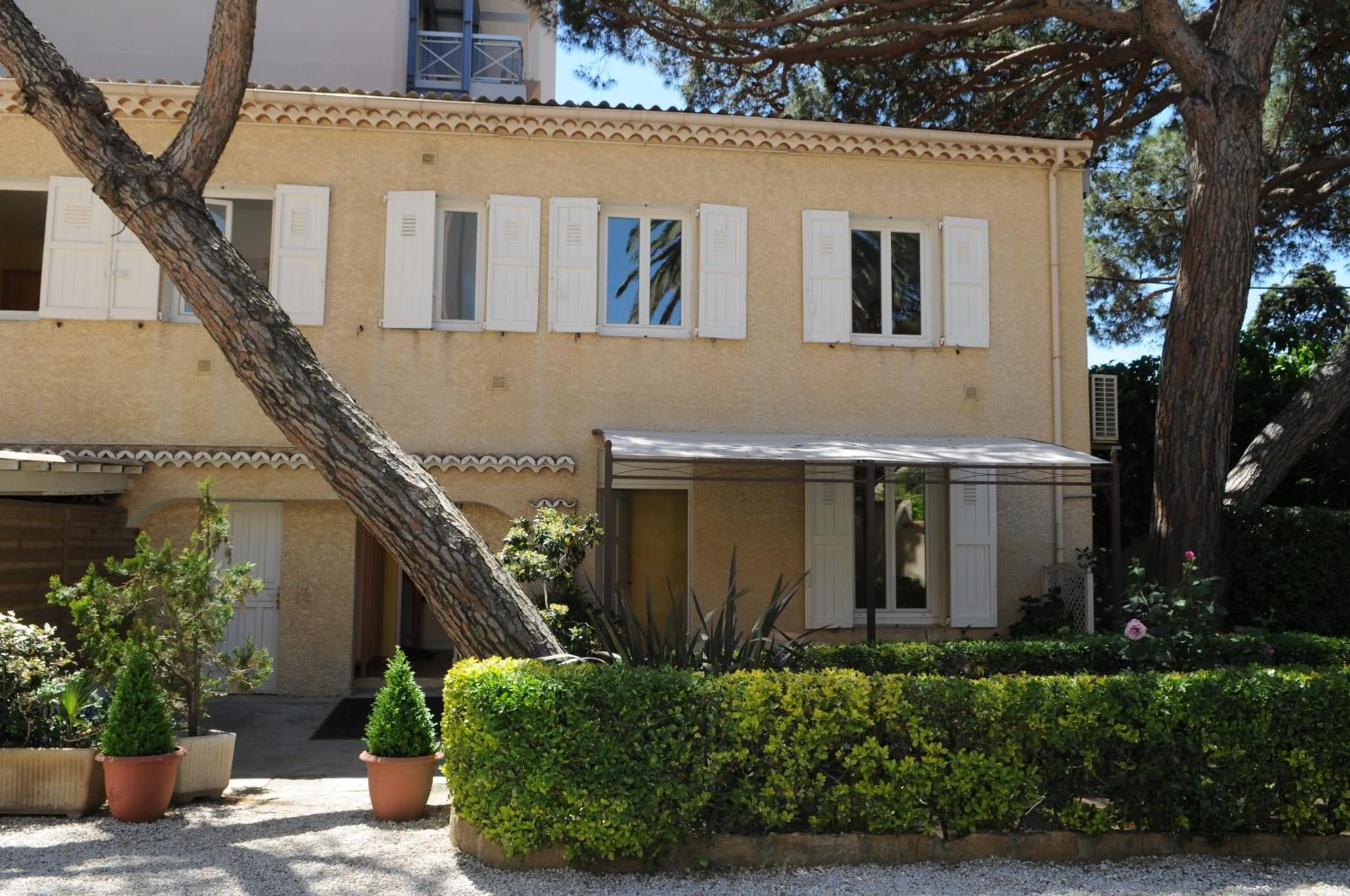 Garden in Hôtel Beau Rivage
