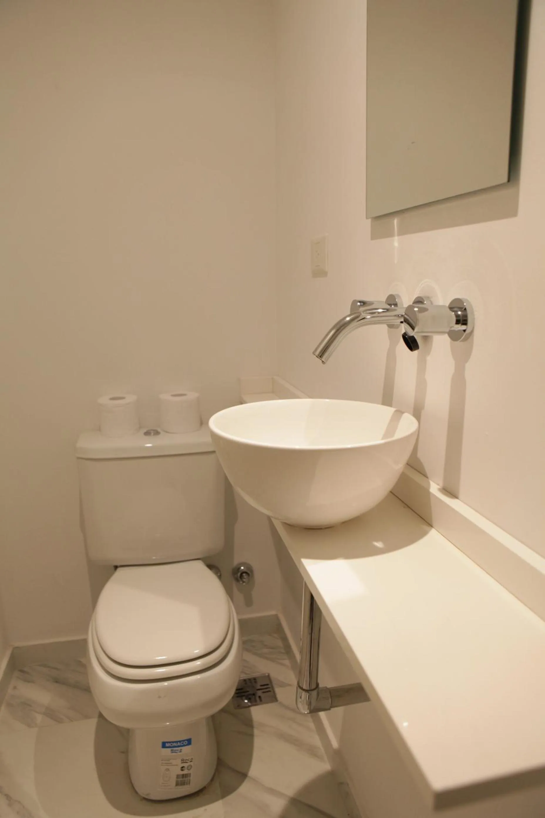 Bathroom in Monroe Suites